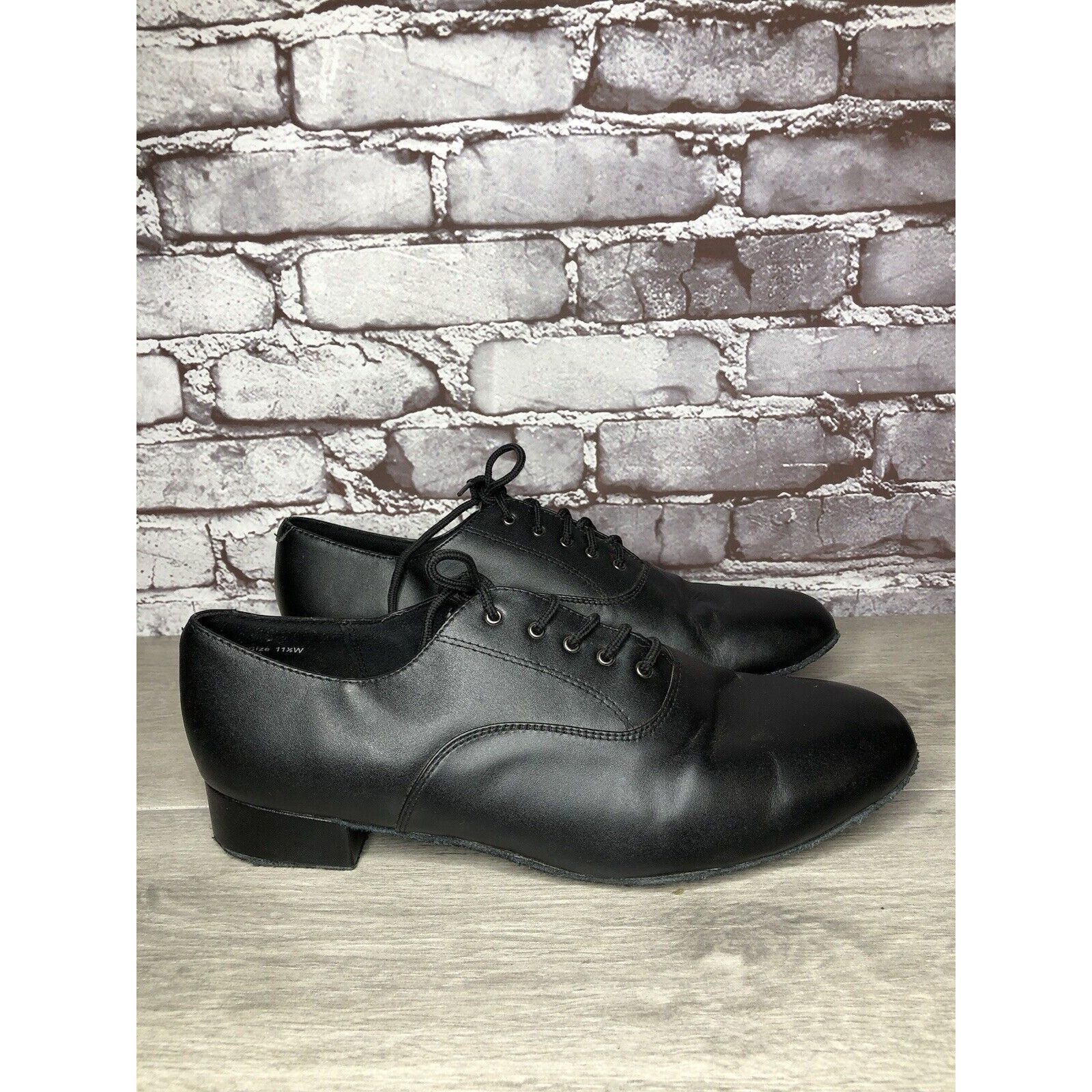Other Very Fine Dance Shoes Black Salsa Ballroom Waltz Lace Up Men Size US 11.5 / EU 44-45 - 11 Thumbnail