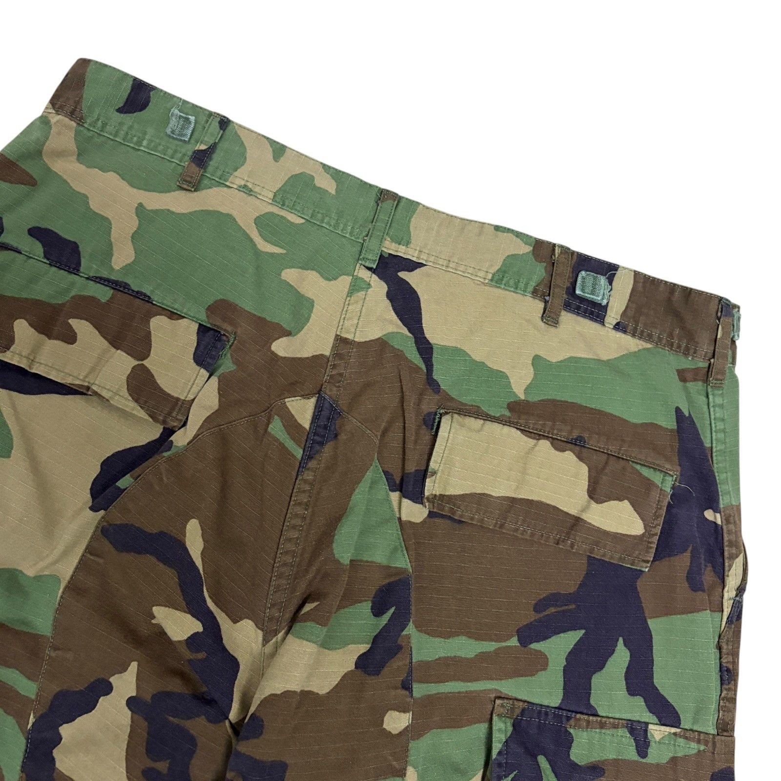 Other US ARMY Camo Cargo Pants Woodland Combat Vintage Medium Size US 34 / EU 50 - 6 Thumbnail