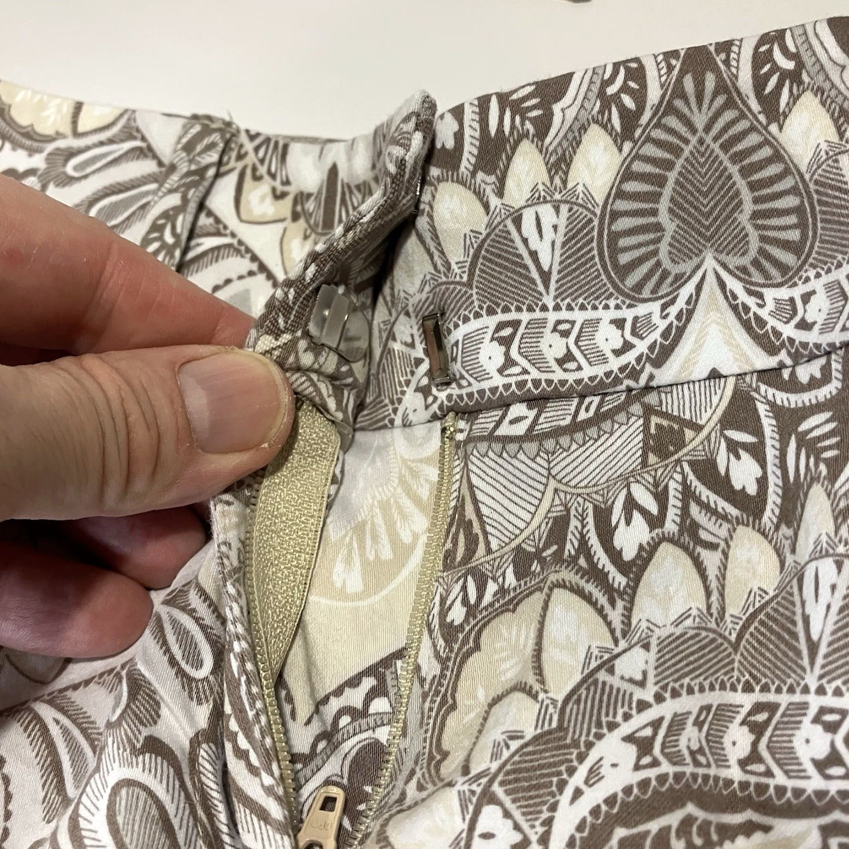 Sea New York VINTAGE None Women's Shorts Casual Aloha Beige Cotton Spandex Spring Summer Size 2 Size 26" / US 2 / IT 38 - 6 Thumbnail