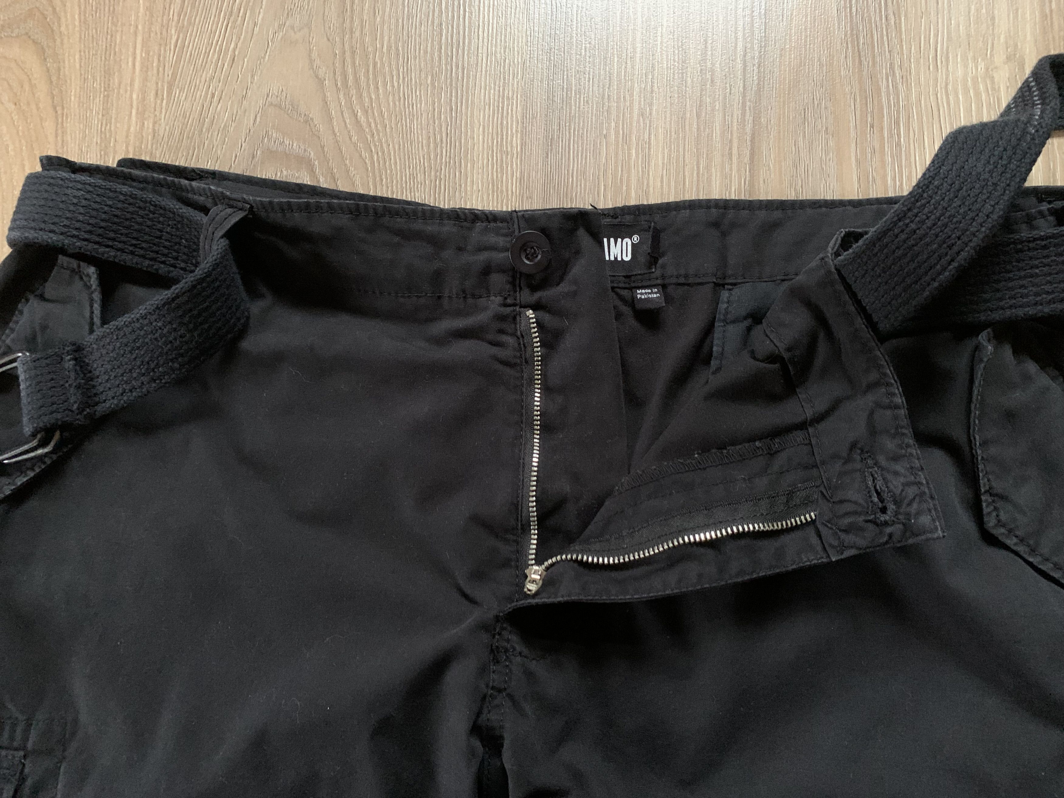 Denime Jacamo Black Carco Multi Pocket Pants Size US 42 / EU 58 - 4 Thumbnail