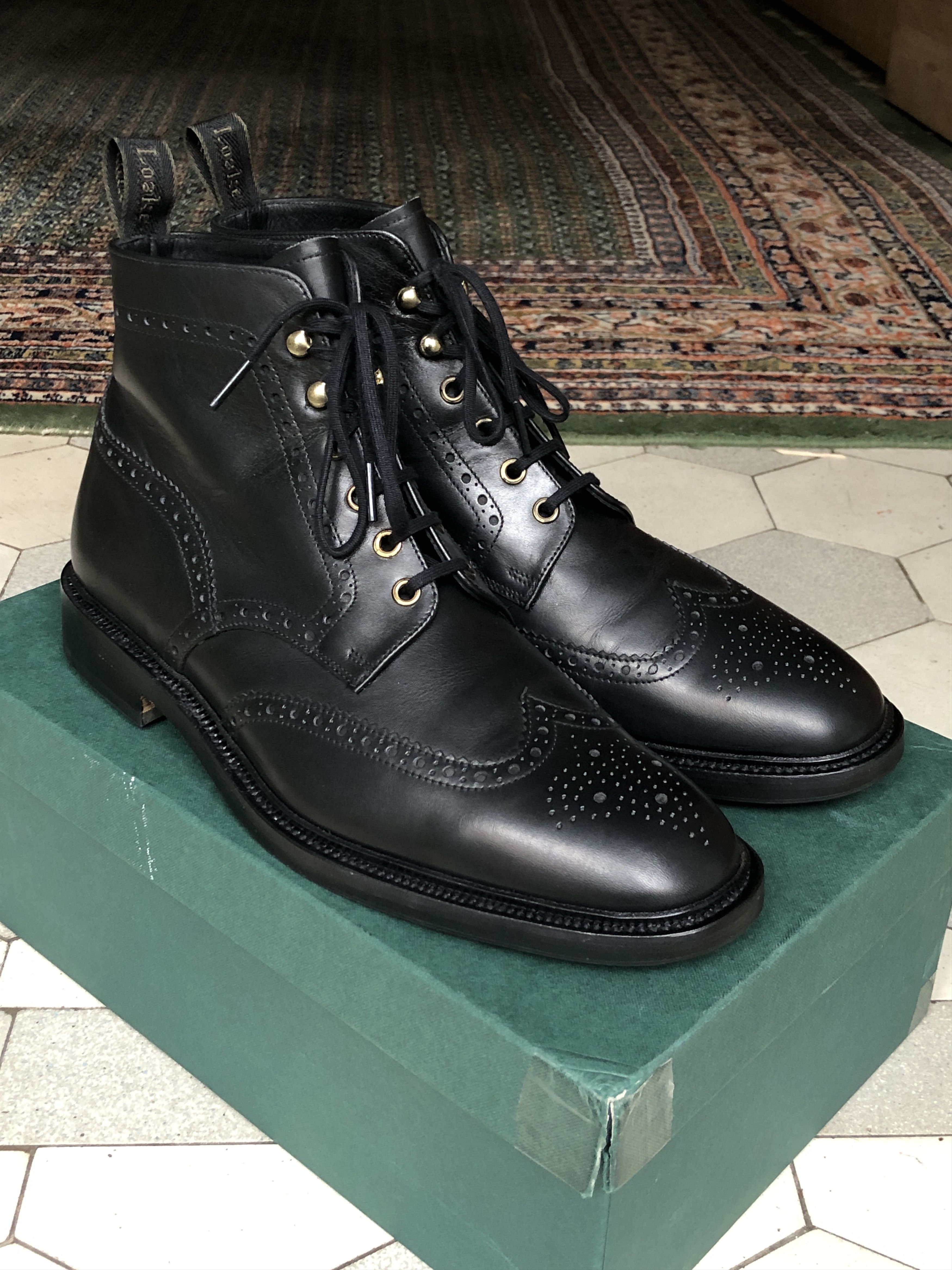 Loake Loake "Burford 2" brogue boots customised UK 10 Size US 11 / EU 44 - 8 Thumbnail