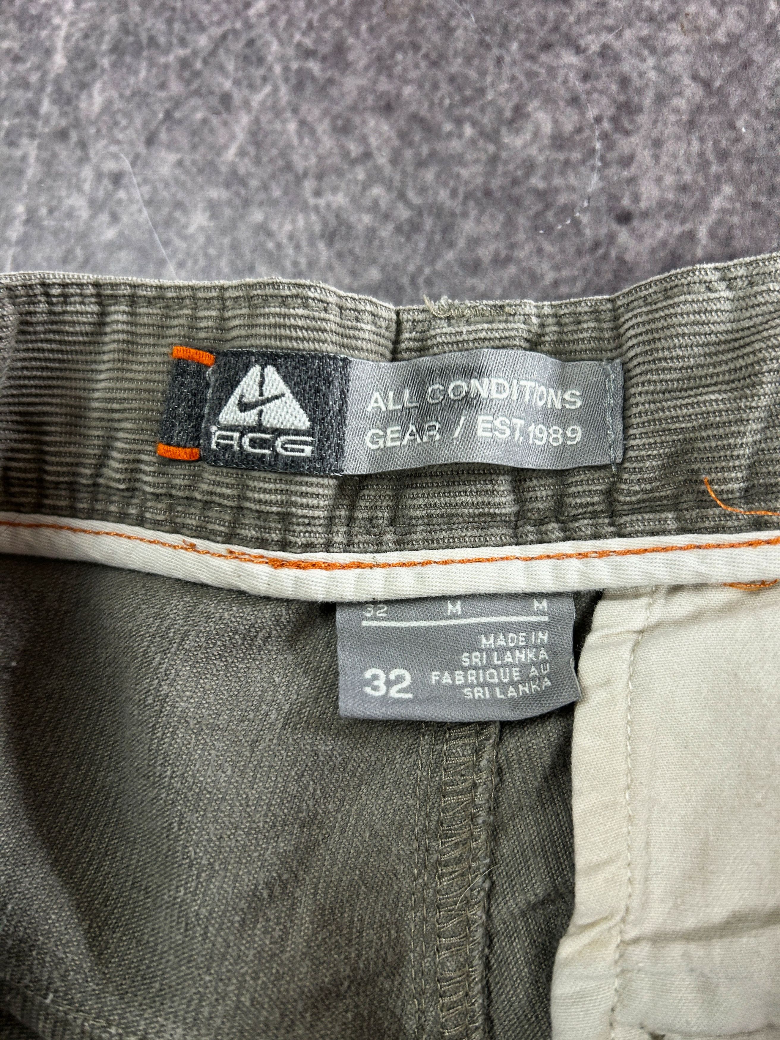 Nike ACG BALENCIAGA STYLE ITALIAN PARIS VIBE WASHED CORDUROY JEANS Size US 32 / EU 48 - 7 Thumbnail