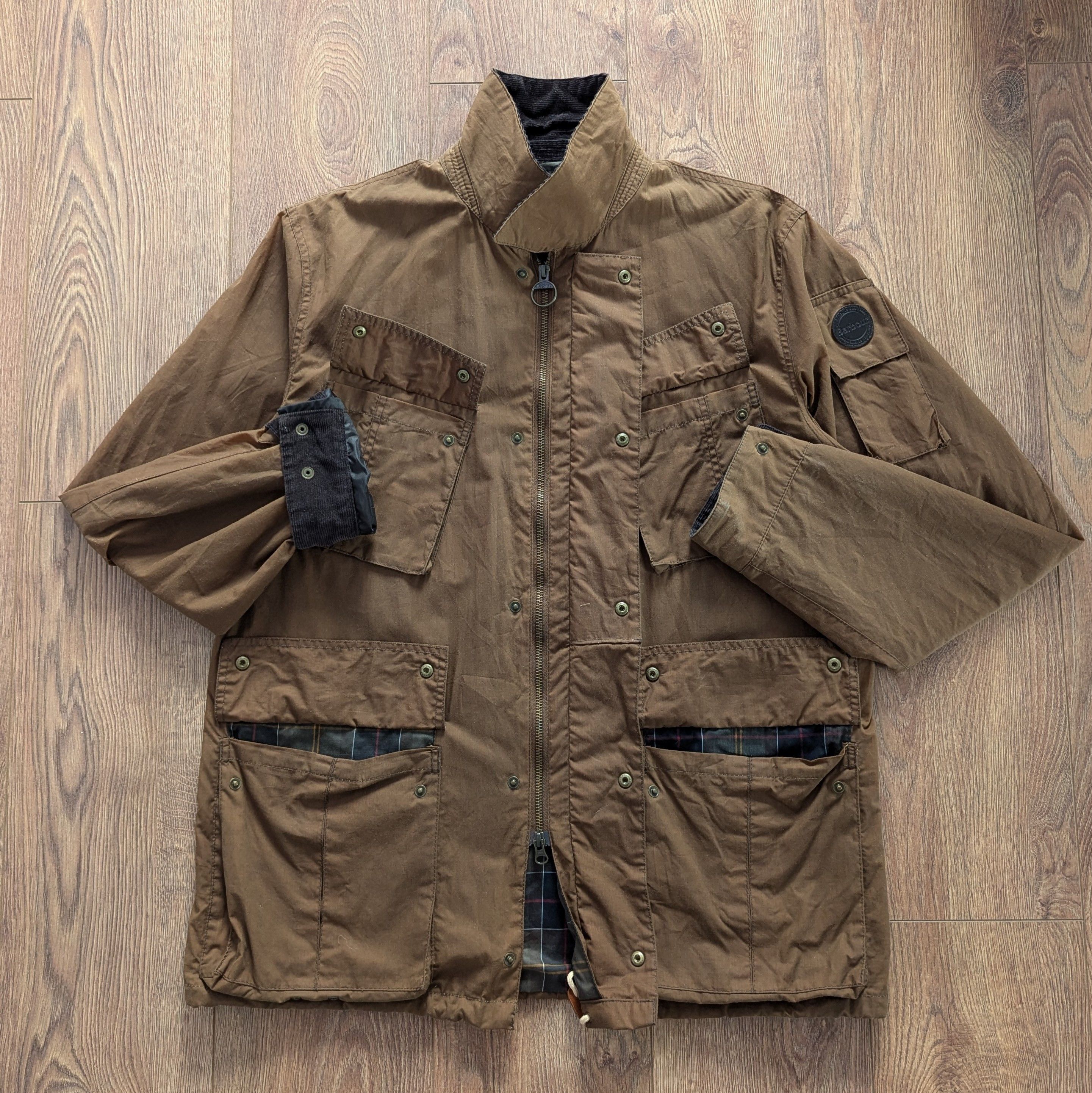 Barbour Barbour Lowland Wax Men's Jacket Brown Size XL Waxed Cotton Size US XL / EU 56 / 4 - 11 Thumbnail