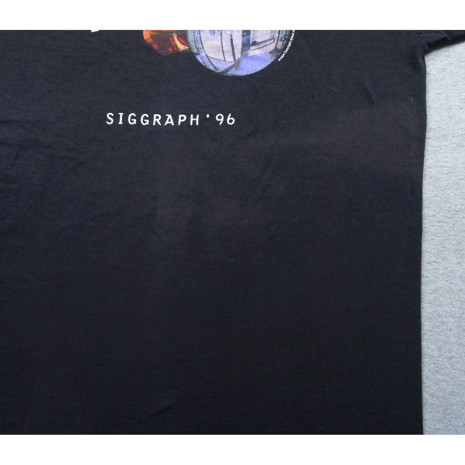 Delta VINTAGE Nike Shirt Mens L Black 90s Tech Tee? Size US L / EU 52-54 / 3 - 7 Thumbnail