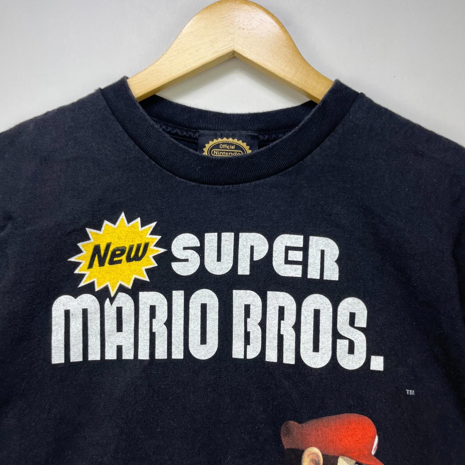 Nintendo Vintage Super Mario Bros Nintendo T-Shirt Youth Large Size US L / EU 52-54 / 3 - 3 Thumbnail