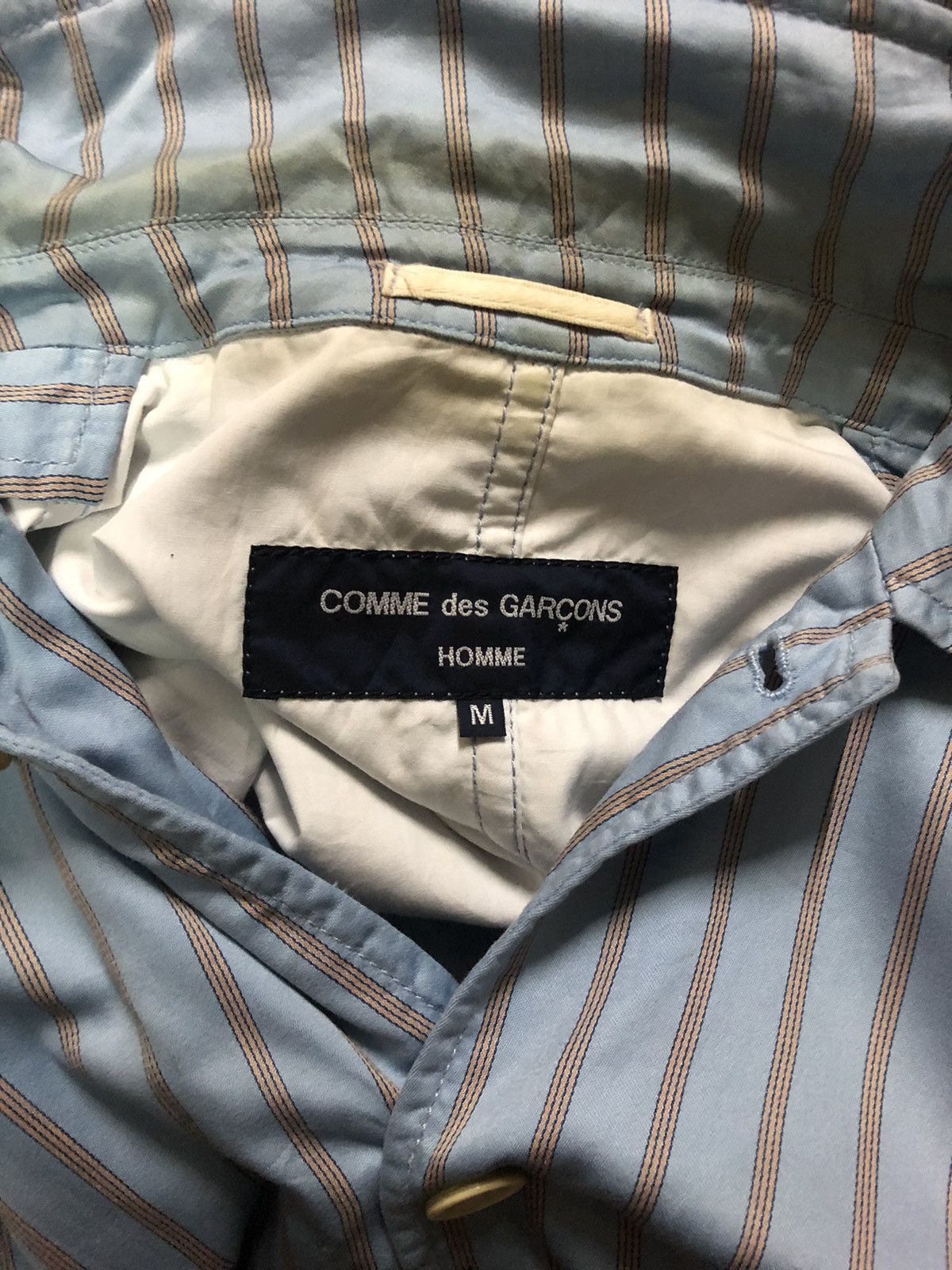 Comme des Garcons Comme des Garcons AD 2003 Stripe Jacket shirt Size US M / EU 48-50 / 2 - 3 Thumbnail