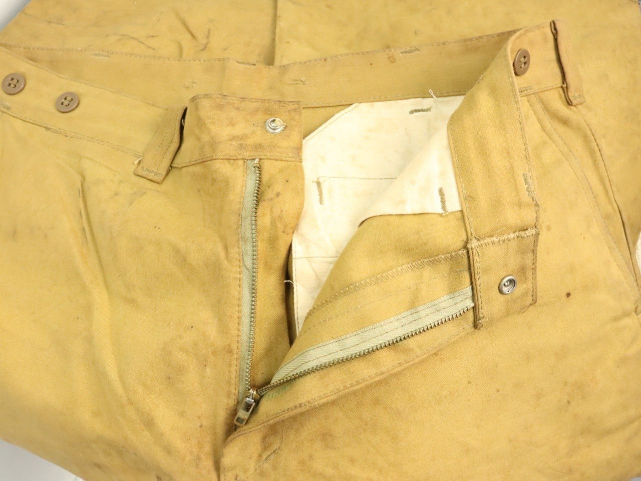 Filson × Vintage Vintage C.C. Filson Single Tin Cloth Hunting Trouser Pants Size US 36 / EU 52 - 21 Thumbnail