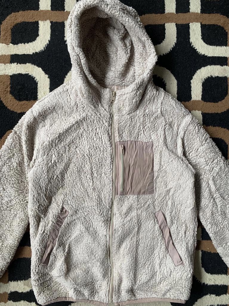 Japanese Brand GU deep Pile Fleece Zipper Jacket Size M / US 6-8 / IT 42-44 - 4 Thumbnail