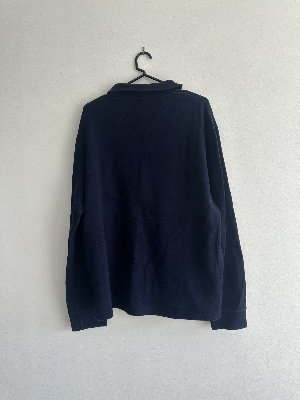 Ralph Lauren Navy Blue Ralph Lauren Polo Quarter Zip Pullover Sweater Size US L / EU 52-54 / 3 - 2 Thumbnail
