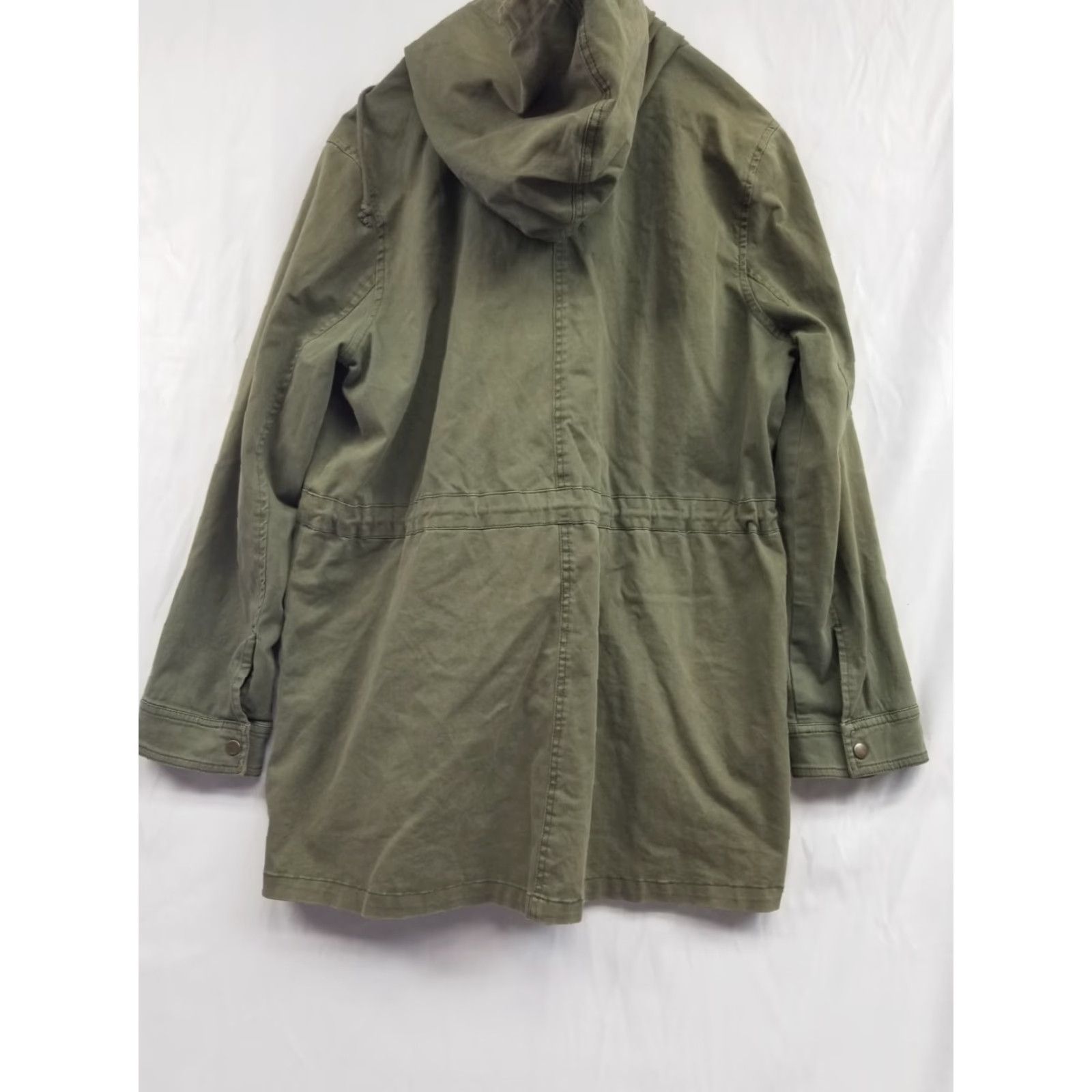 Lucky Brand Lucky Brand jacket Womens Large Hooded Army Green Full Zip Casual Weather Outdoor Size L / US 10 / IT 46 - 2 Thumbnail