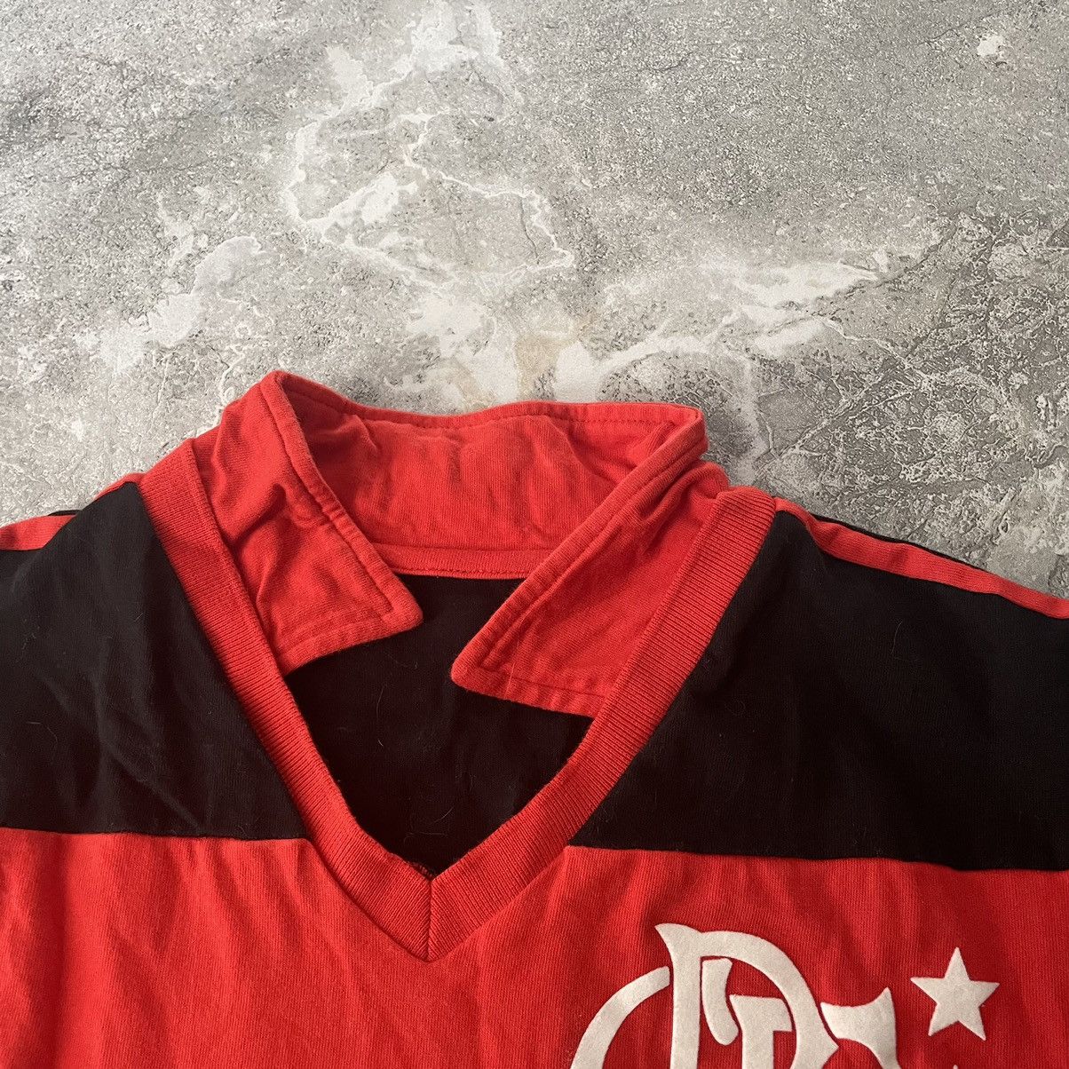 Vintage Retro 10 Flamengo Maglia jersey Lubrax SHIRT MAILLOT TRIKOT Size US L / EU 52-54 / 3 - 4 Thumbnail