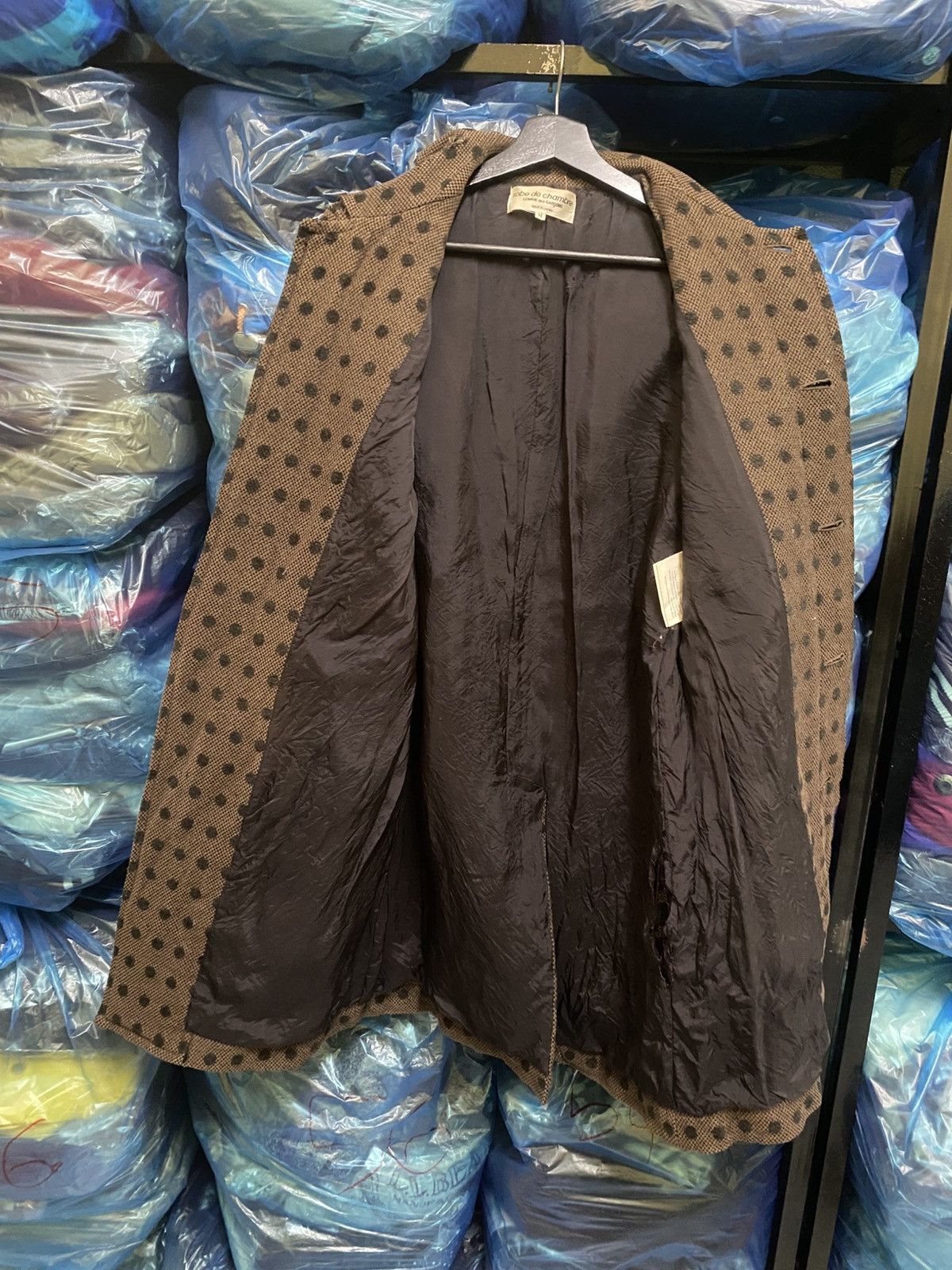Comme des Garcons Robe de Chambre COMME des GARÇONS Polka Dot Long Coat Size S / US 4 / IT 40 - 10 Thumbnail