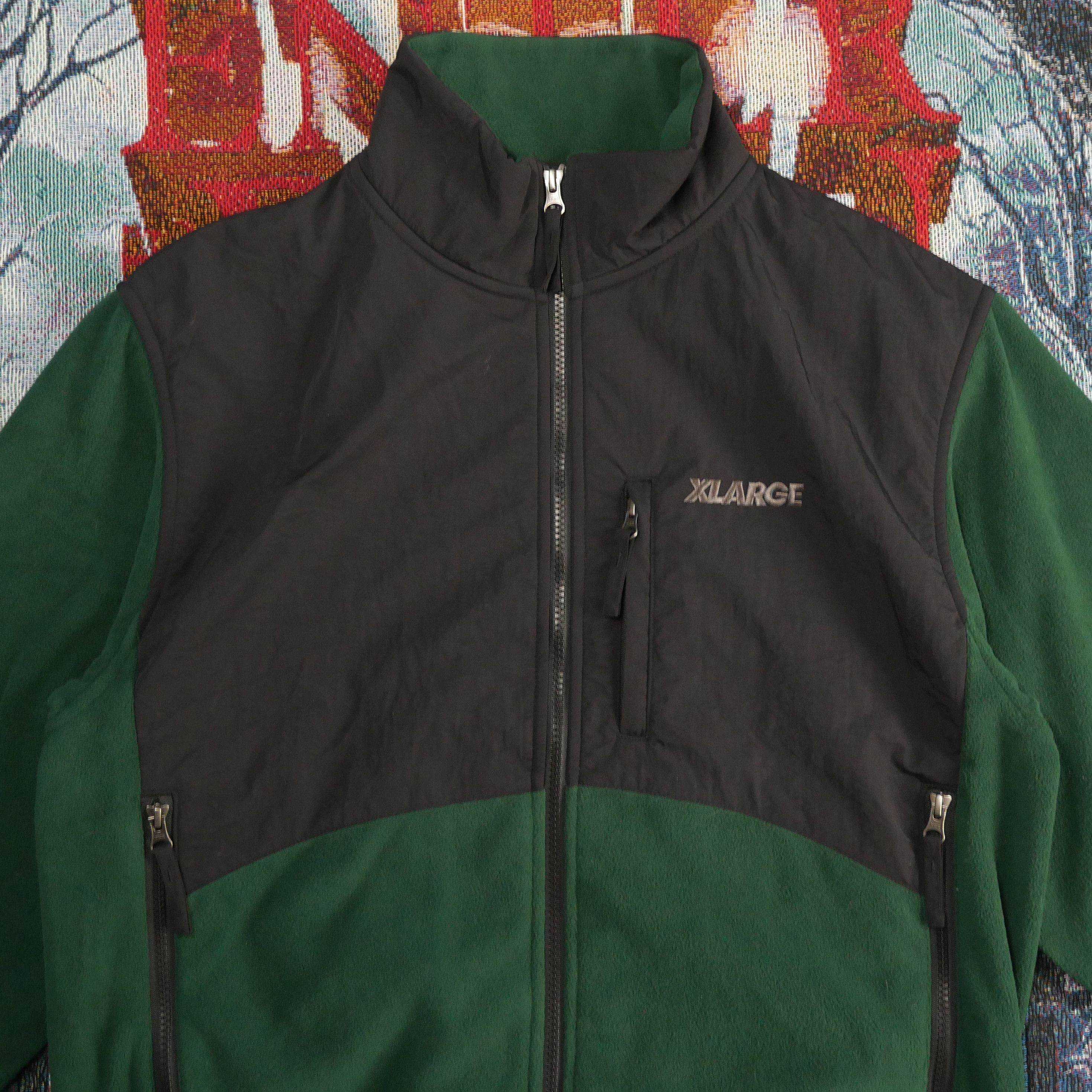 X-LARGE × Xlarge X-Large Paneled Fleece Jacket Size US M / EU 48-50 / 2 - 2 Thumbnail