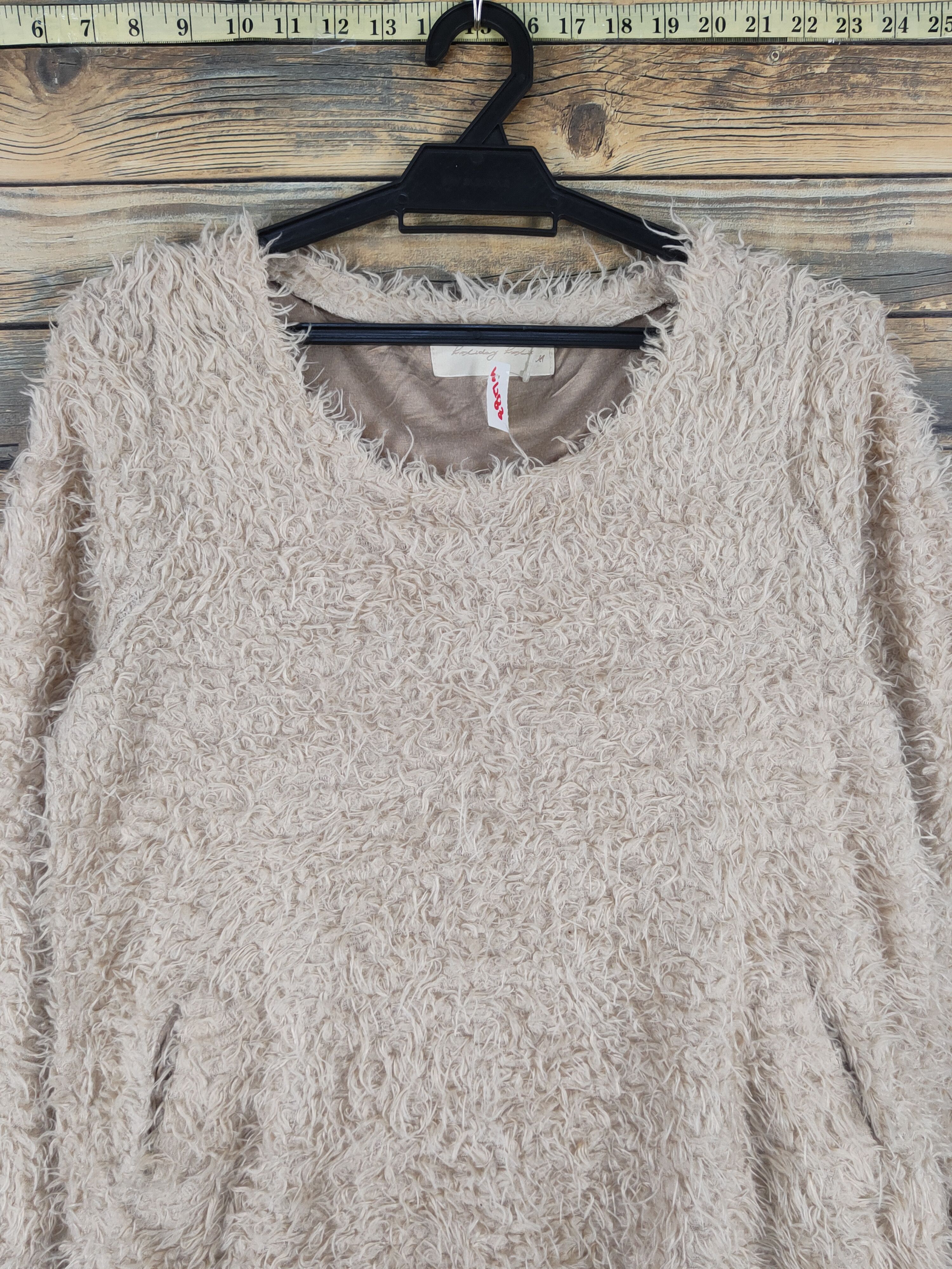 Japanese Brand × Vintage Laliday Lalic japan Shag Shaggy Fur Mohair Knitwear #W1283 Size S / US 4 / IT 40 - 2 Thumbnail