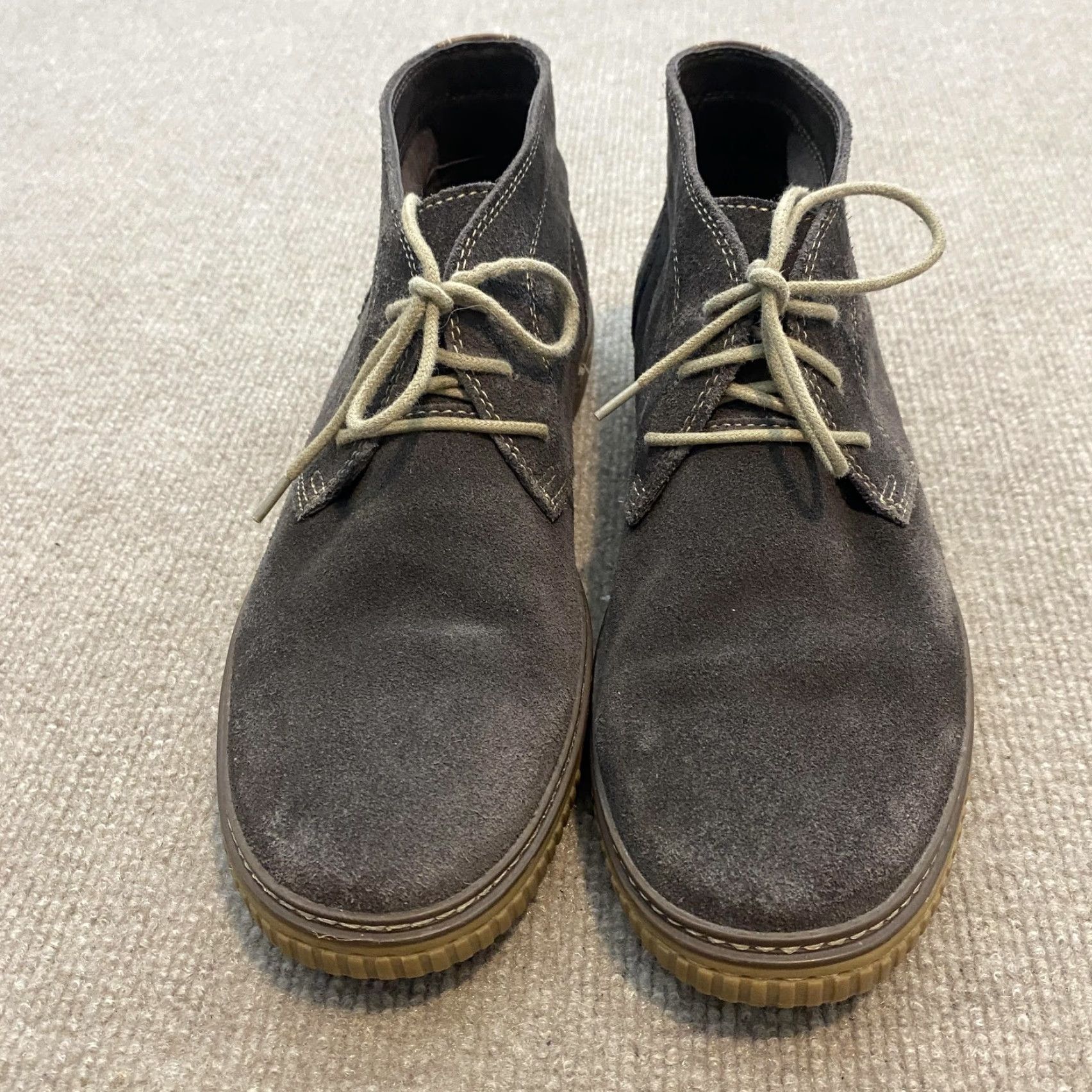 Johnston & Murphy Boots Mens Size 9 Brown Suede Chukka Ankle 