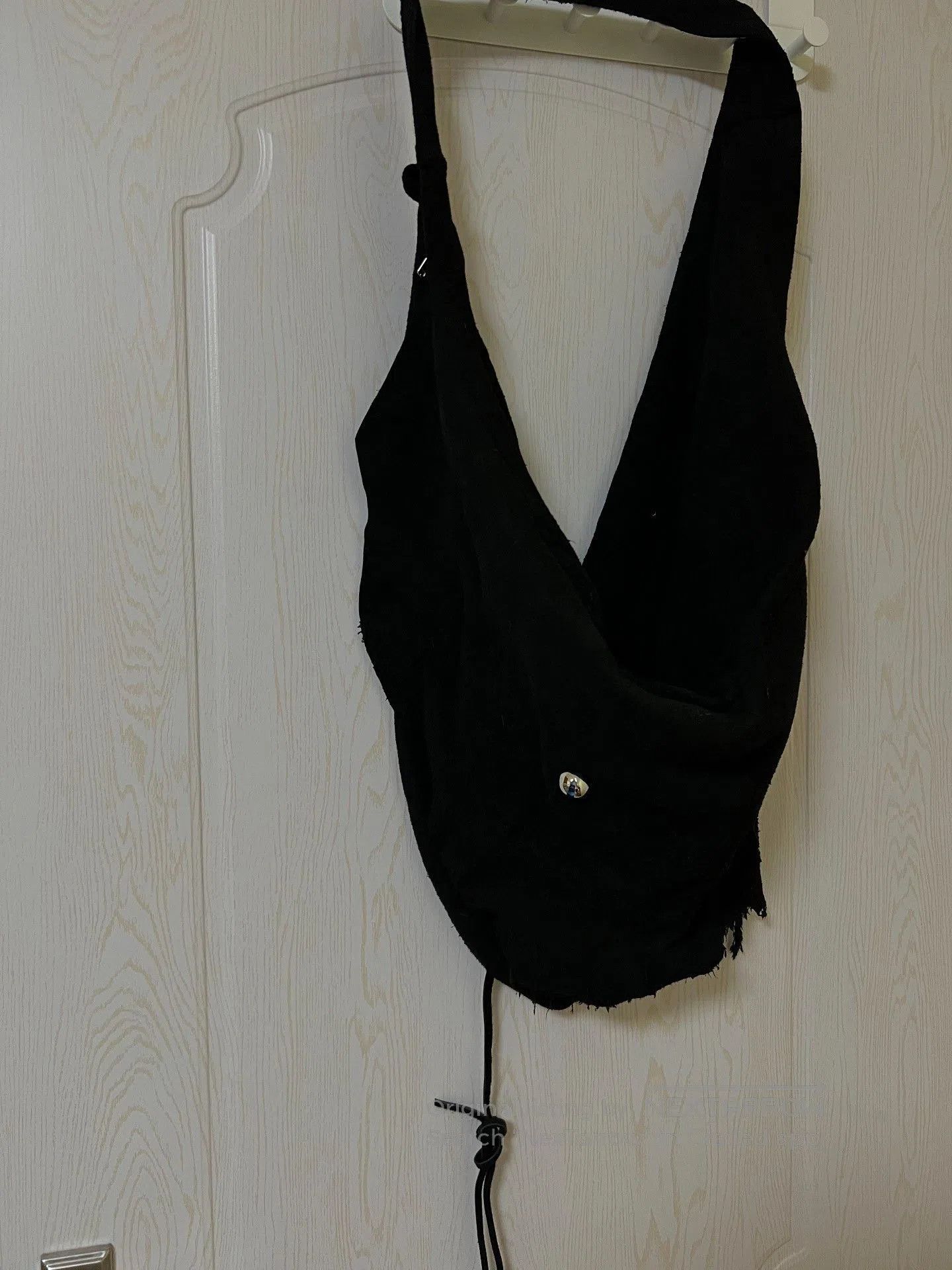 Jun Takahashi UNDERCOVER Jun Takahashi Black Suede Deer Bag. Size ONE SIZE - 9 Thumbnail