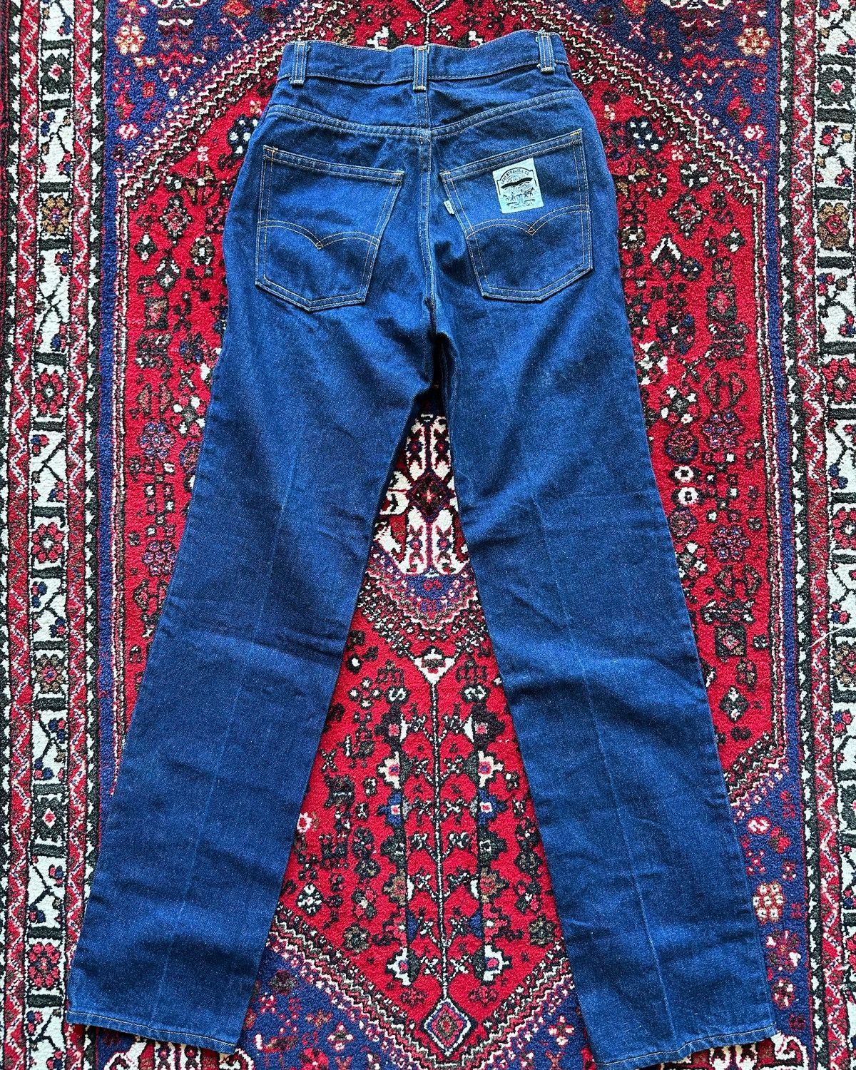 Levi's × Levi's Vintage Clothing × Vintage Vintage Levi’s 25” waist rare dark denim straight leg jeans Size 25" / US 0 / IT 36 - 5 Thumbnail