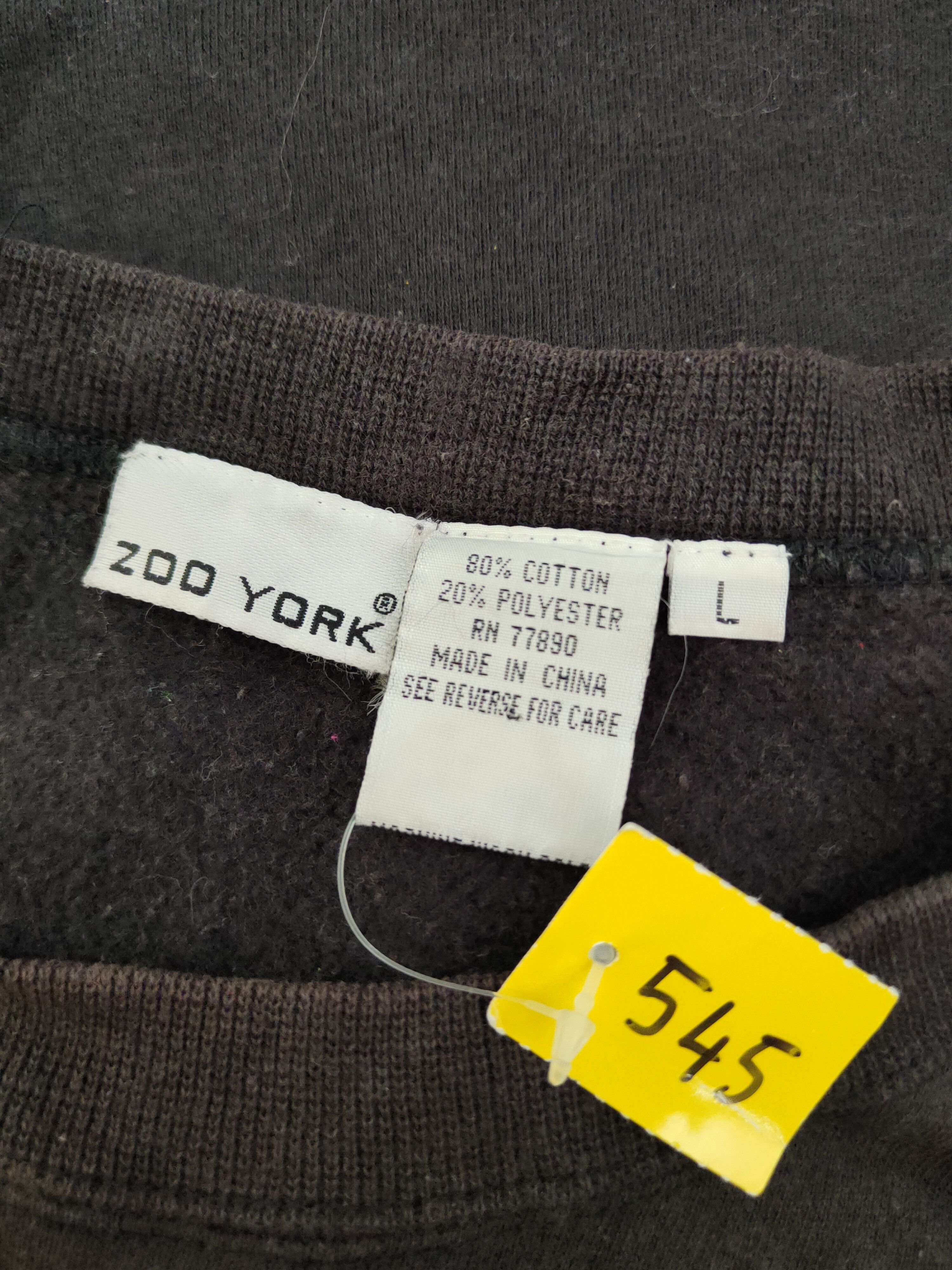 Zoo York DL Zoo York Black Faded vintage Sweatshirts #545 Size US L / EU 52-54 / 3 - 11 Thumbnail