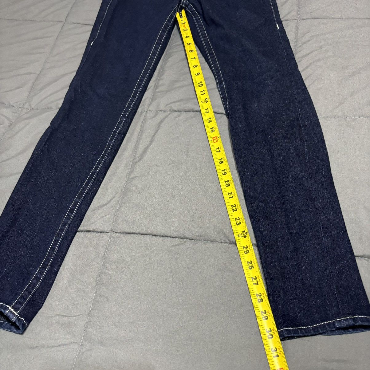 True Religion True Religion Size 27 Geno Relaxed Slim Jeans Blue denim Size 27" / US 4 / IT 40 - 8 Thumbnail