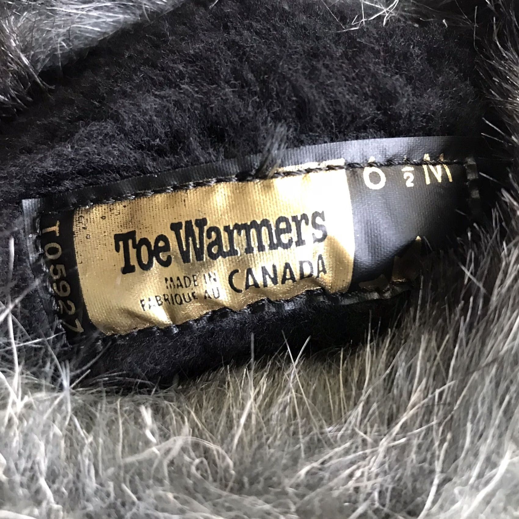 Vintage Toe Warmers Women Waterproof Faux Fur Fleece Lining Mid Calf Winter Boots 6.5M Black Waterproof Snow Boot Casual Winter Women Size M / US 6-8 / IT 42-44 - 3 Thumbnail