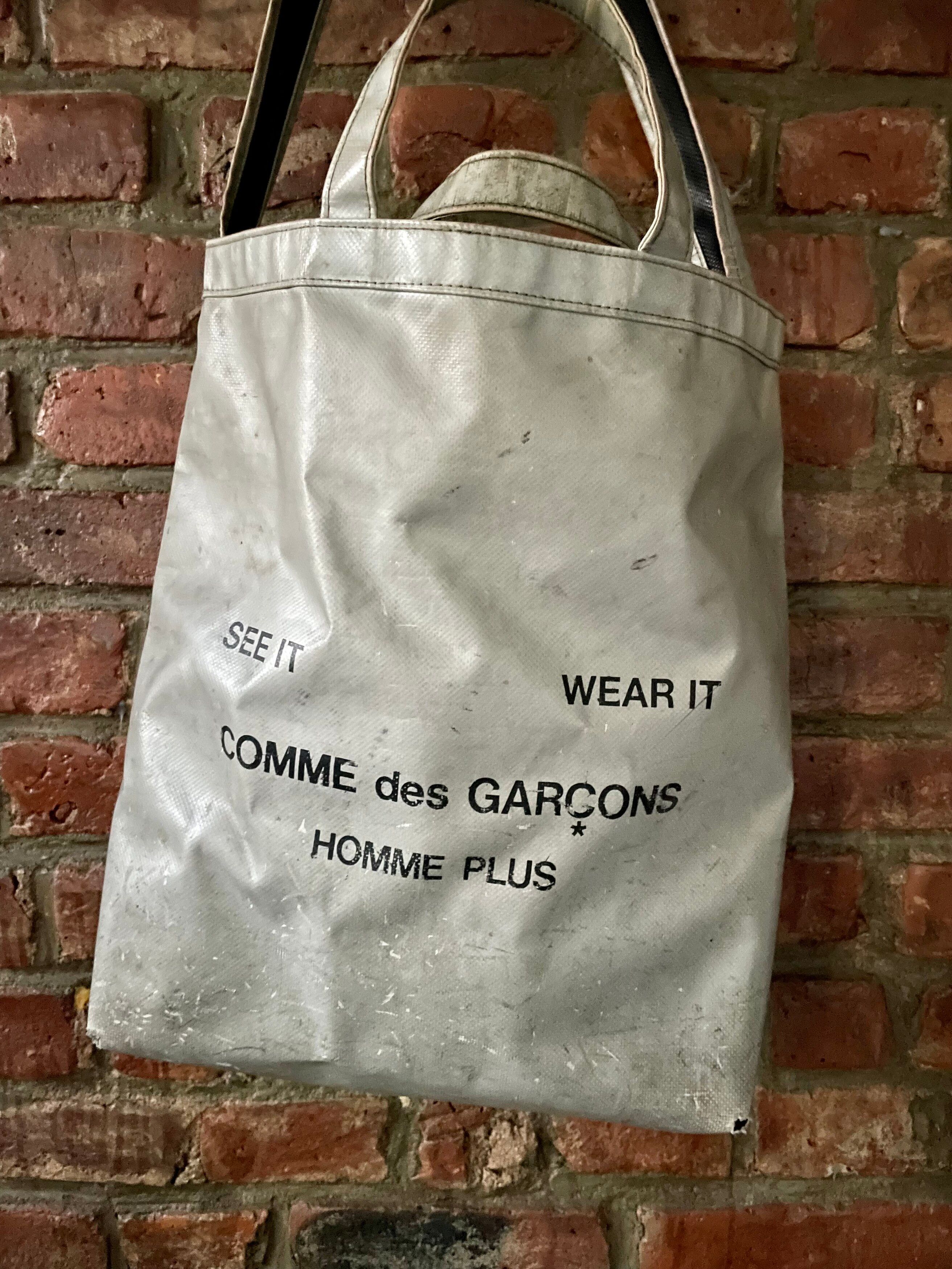Comme des Garcons AW09 SEE IT WEAR IT Tote Bag | Grailed