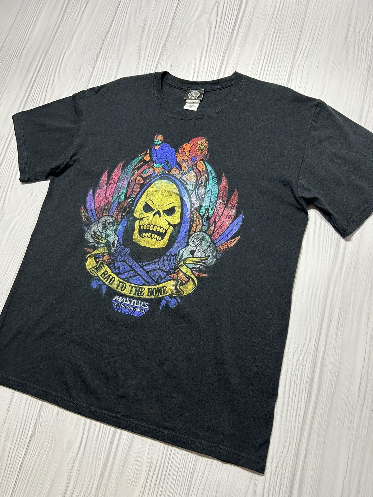 Vintage Vintage Masters Of The Universe Bad To The Bone T-Shirt Size US L / EU 52-54 / 3 - 2 Thumbnail