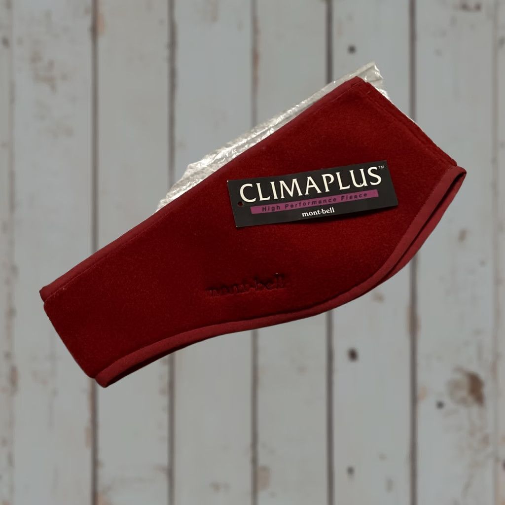 Montbell MONTBELL Climaplus Fleece Ear Warmer Headband One Size NWT Made In Japan Dark Red Unisex Headband Mens Womens Boys Girls Size US M / EU 48-50 / 2 - 1 Thumbnail