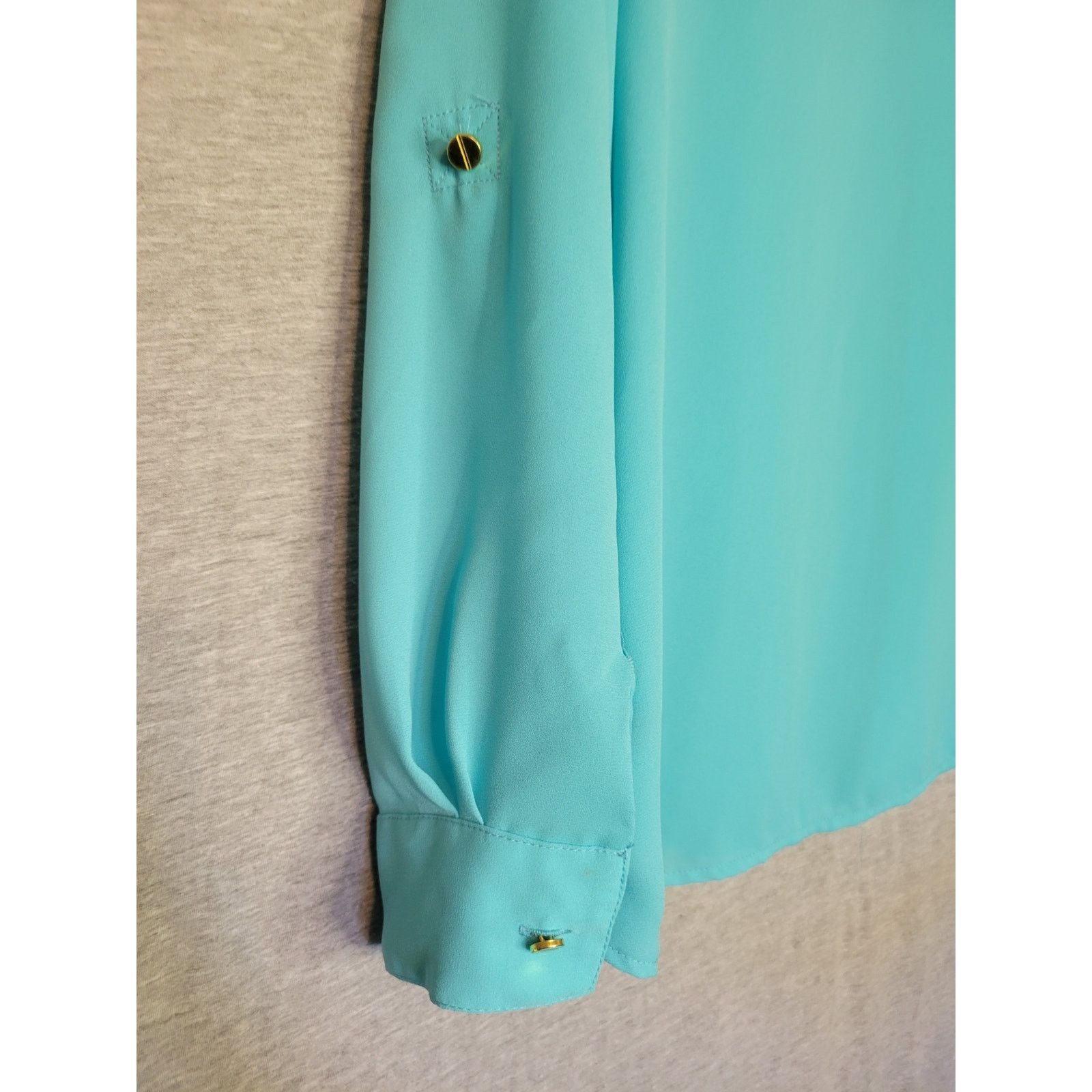 Other Women's The Limited Blue Flowy Sheer Like Blouse Small Size S / US 4 / IT 40 - 5 Thumbnail