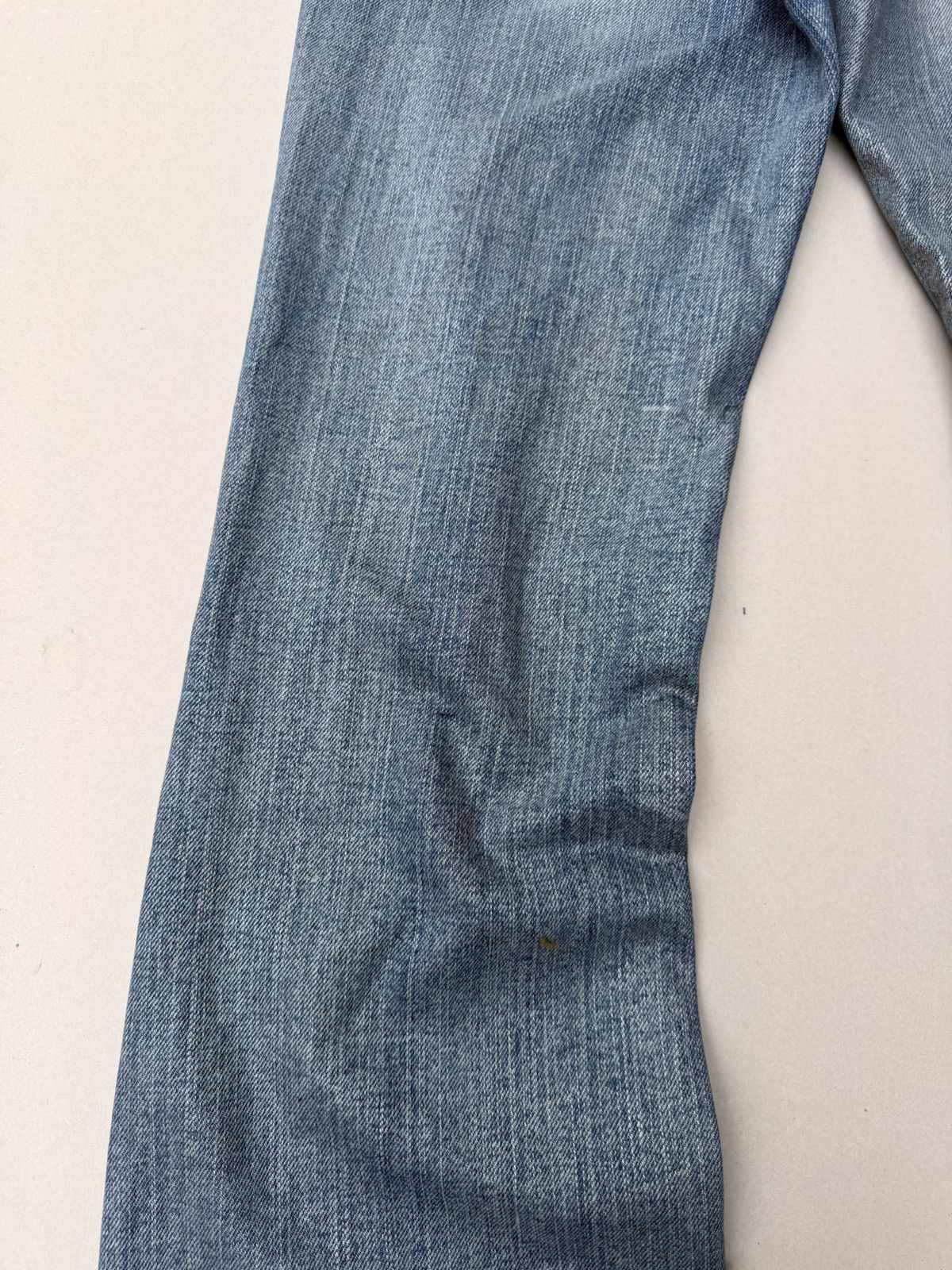 Japanese Brand GREAY GATSBY silver wax flare jeans Size US 32 / EU 48 - 8 Thumbnail