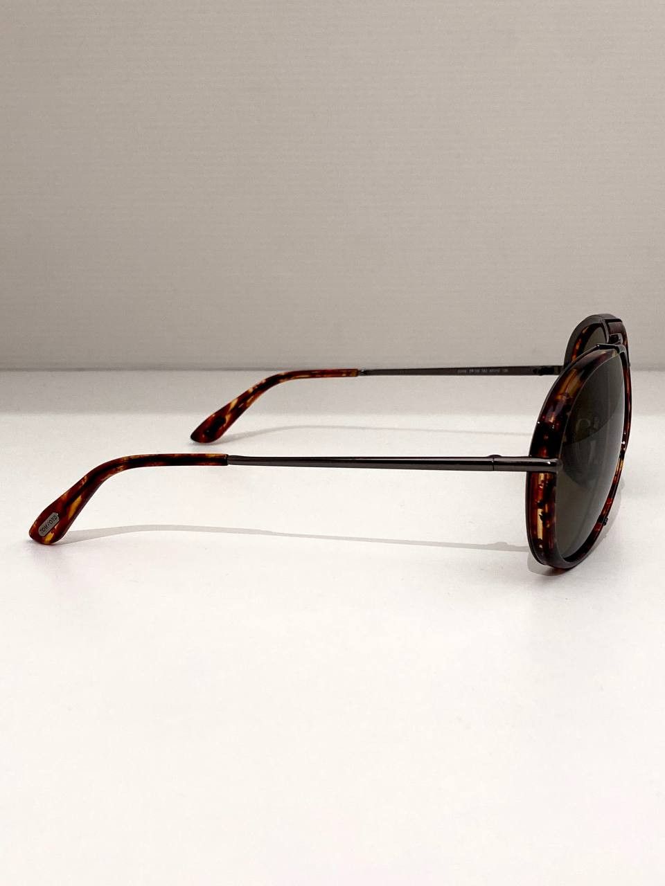Tom Ford Tom Ford Cyrille Havana Aviator Pilot Vintage TF Sunglasses Size ONE SIZE - 8 Thumbnail
