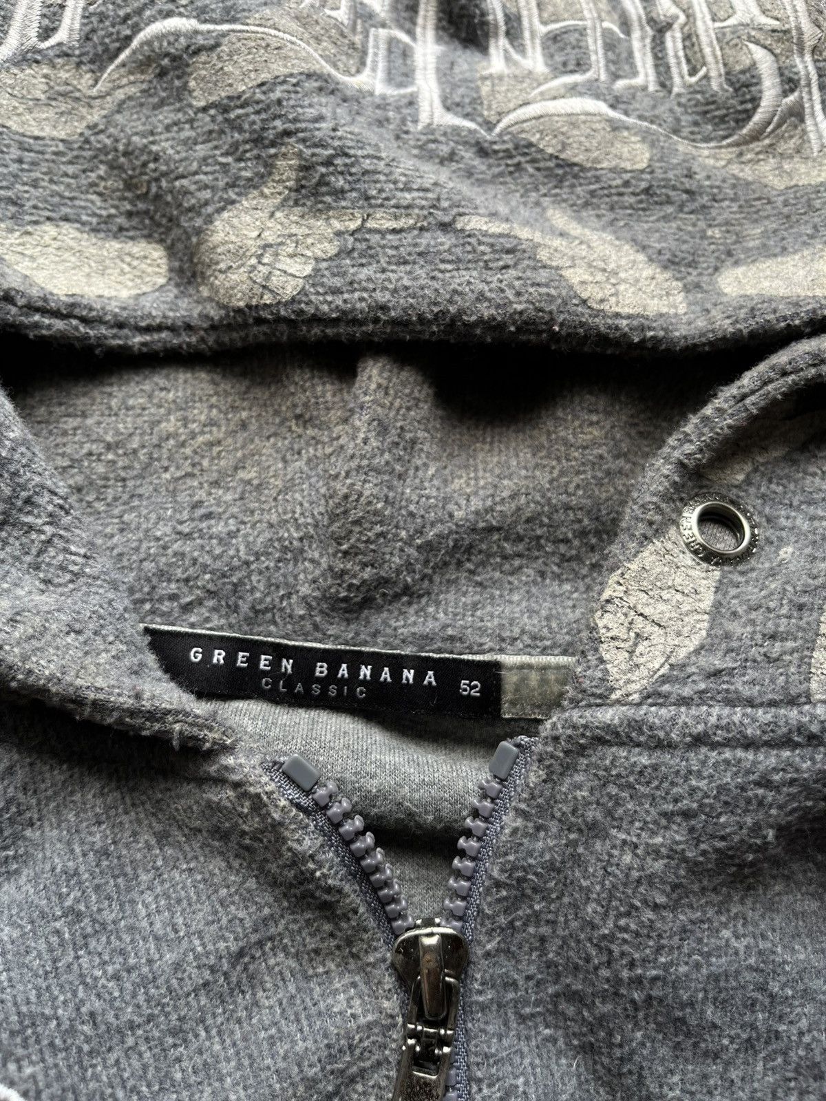 Le Grande Bleu (L.G.B.) 2000s green banana velvet lgb style hoodie Size US L / EU 52-54 / 3 - 8 Thumbnail
