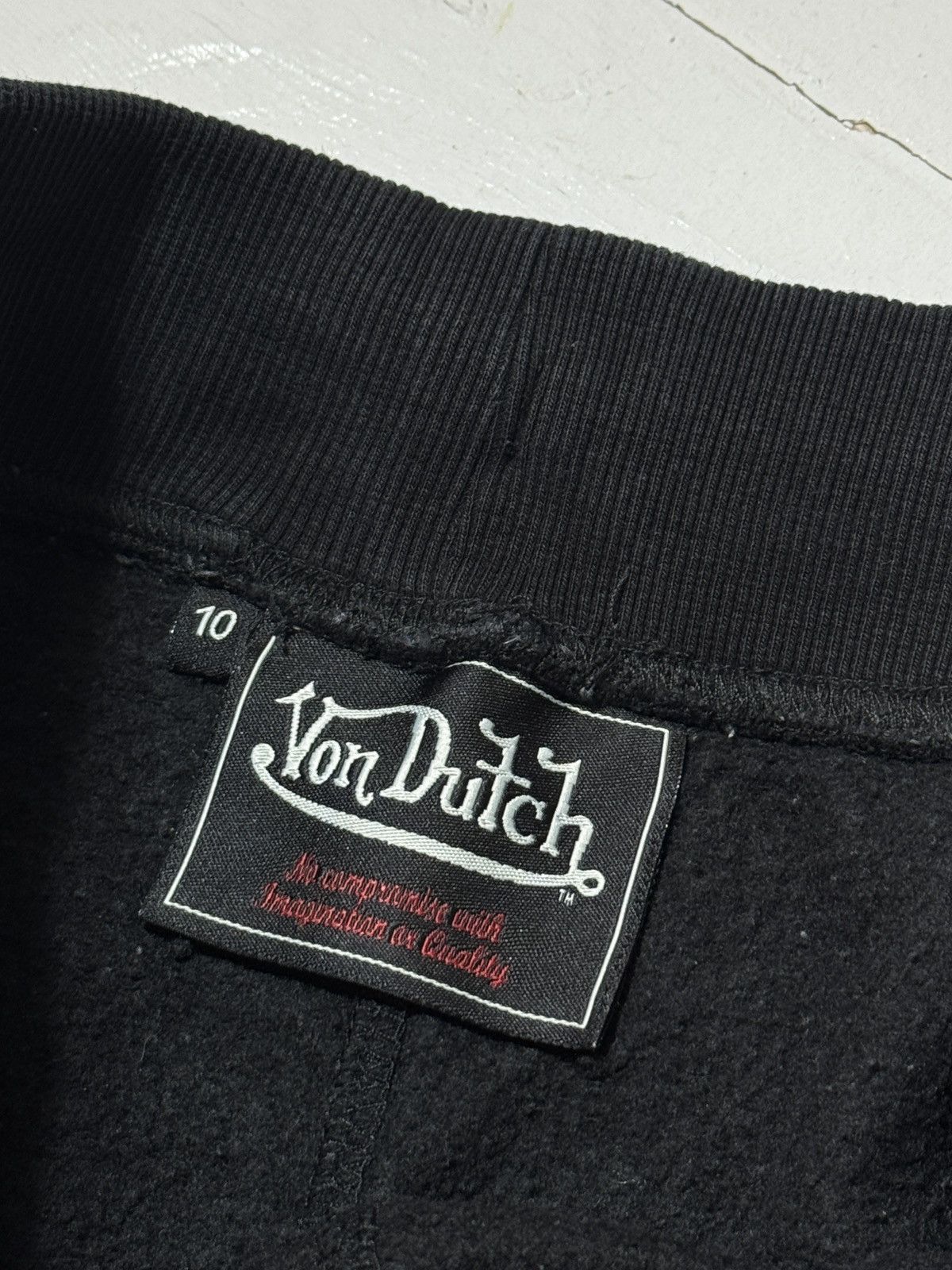 Von Dutch VINTAGE VON DUTCH LEOPARD LOGO Y2K SWEATPANTS Size 32" / US 10 / IT 46 - 3 Thumbnail