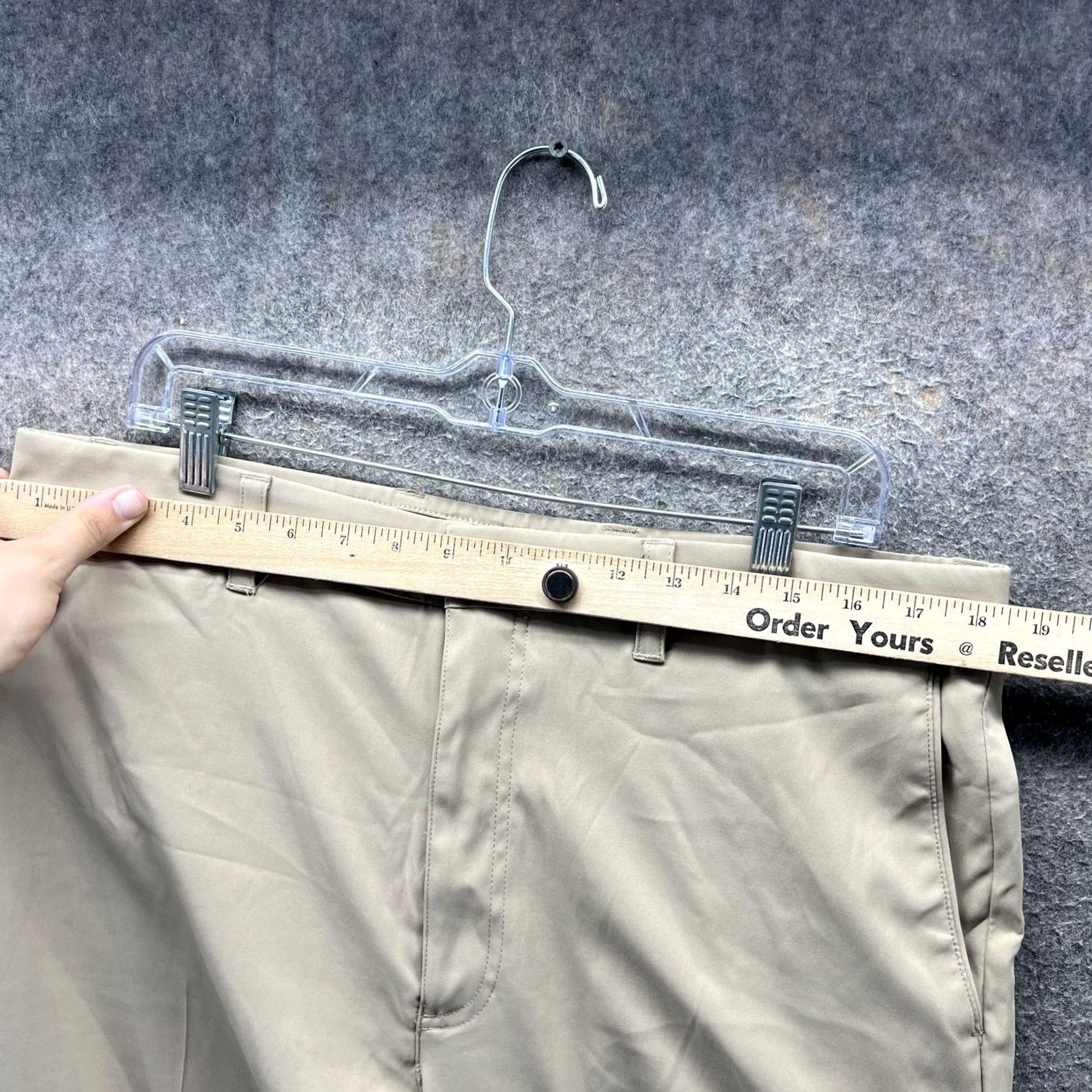 Callaway Callaway Pants Mens 36x32 Beige Performance Golf Stretch Flat Front Khaki Pants Mens Regular 36 Beige Khaki Golf Size US 36 / EU 52 - 4 Thumbnail