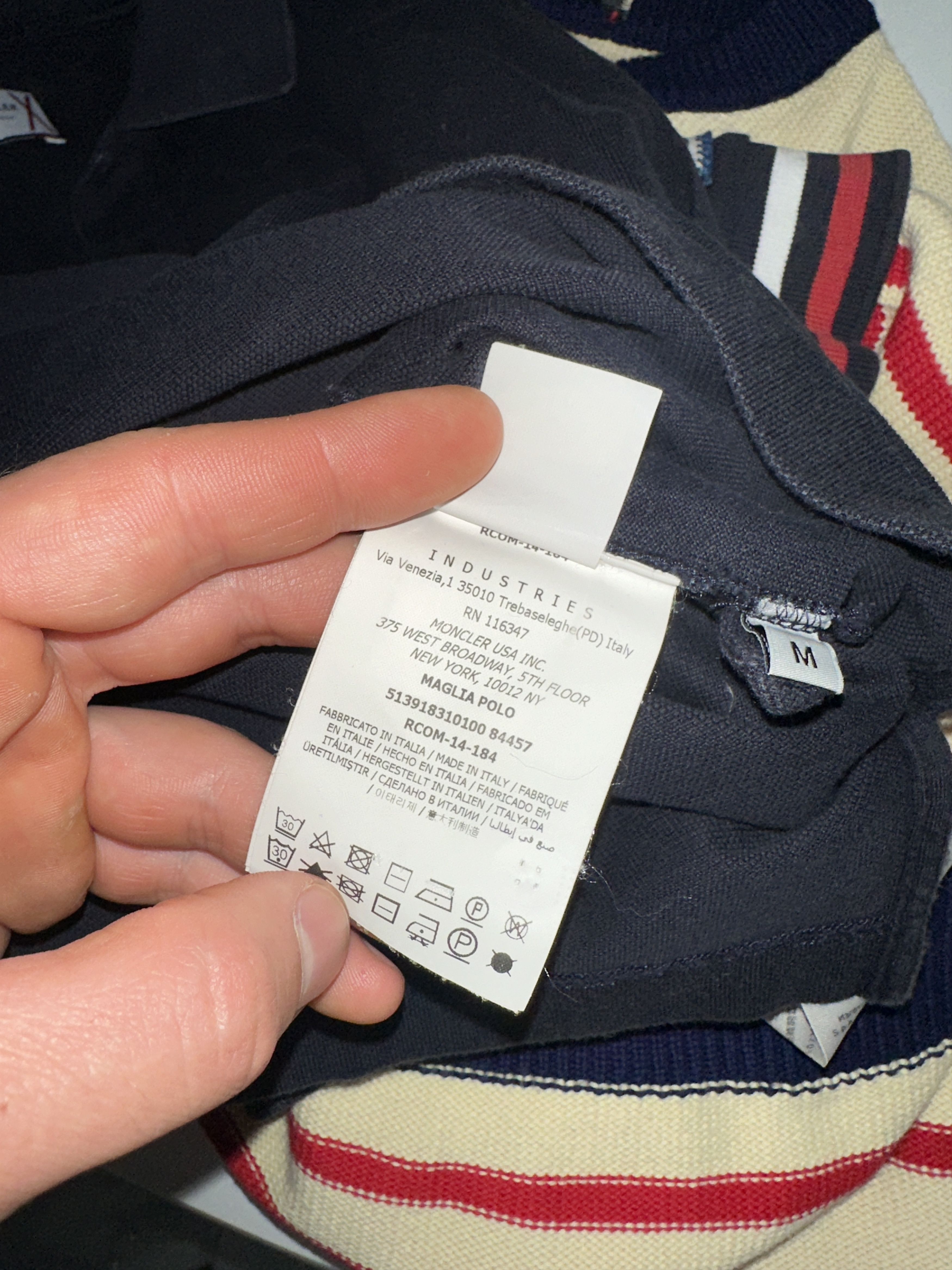 Moncler Moncler Gamme Bleu Blouse Casual Short Sleeve Tee Size M Size US M / EU 48-50 / 2 - 13 Thumbnail