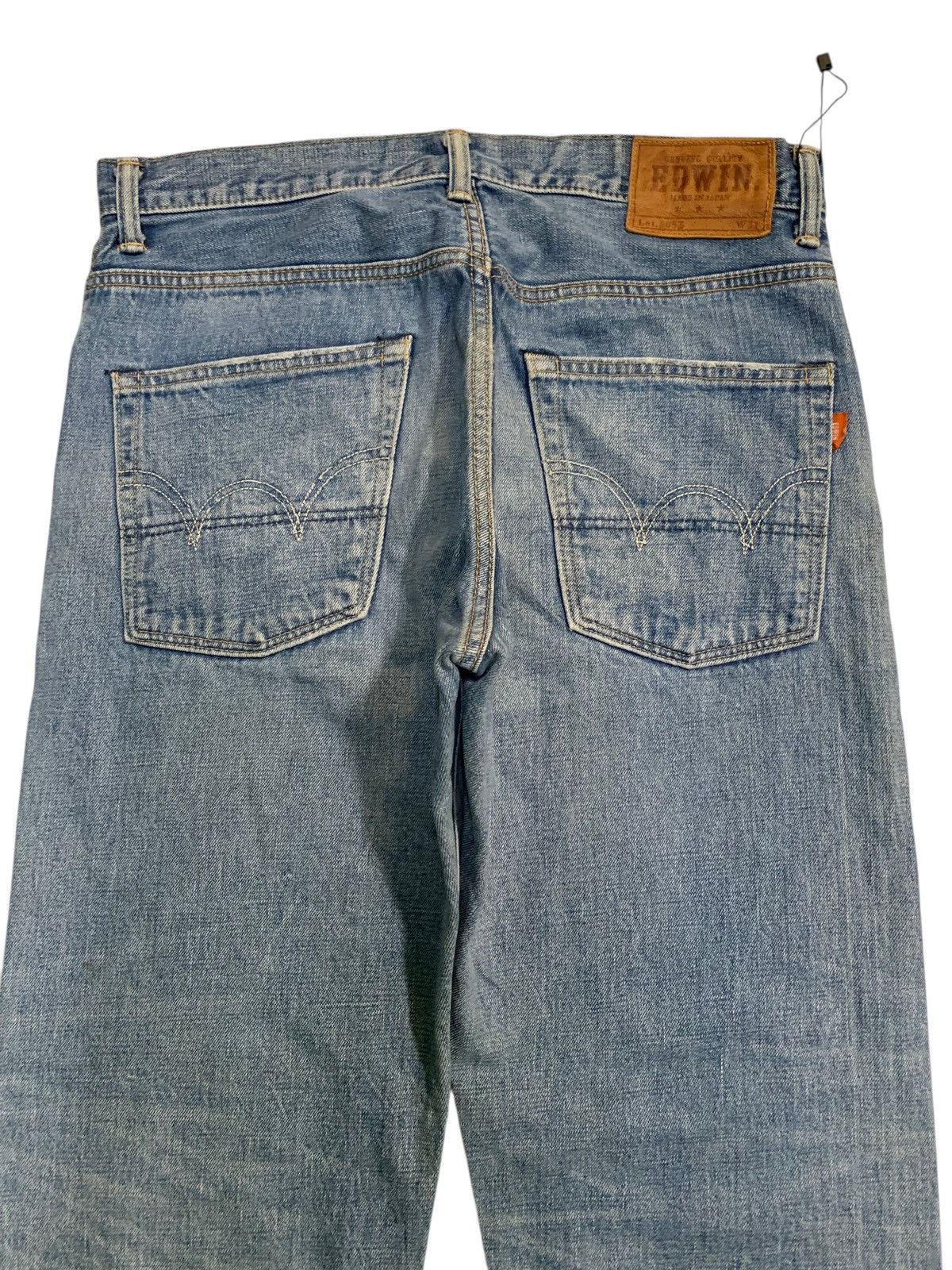 Japanese Brand VINTAGE EDWIN SELVEDGE 505Z JAPANESE FADED DISTRESSED DENIM Size US 34 / EU 50 - 8 Thumbnail