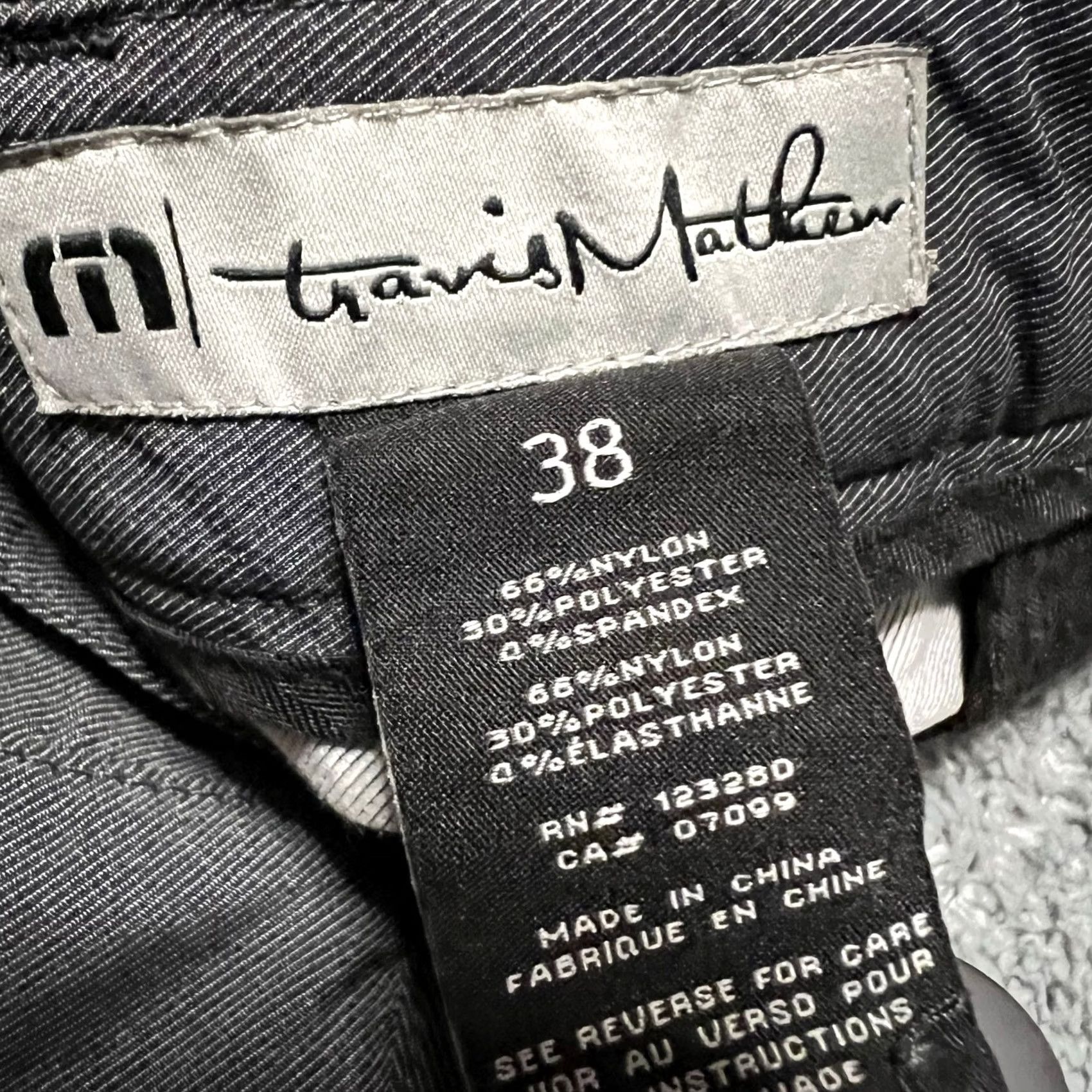 TravisMathew Travis Mathew Shorts Mens 38 Gray Golf Performance Hybrid Chino Regular 38x10.5 Mens Size US 38 / EU 54 - 4 Thumbnail