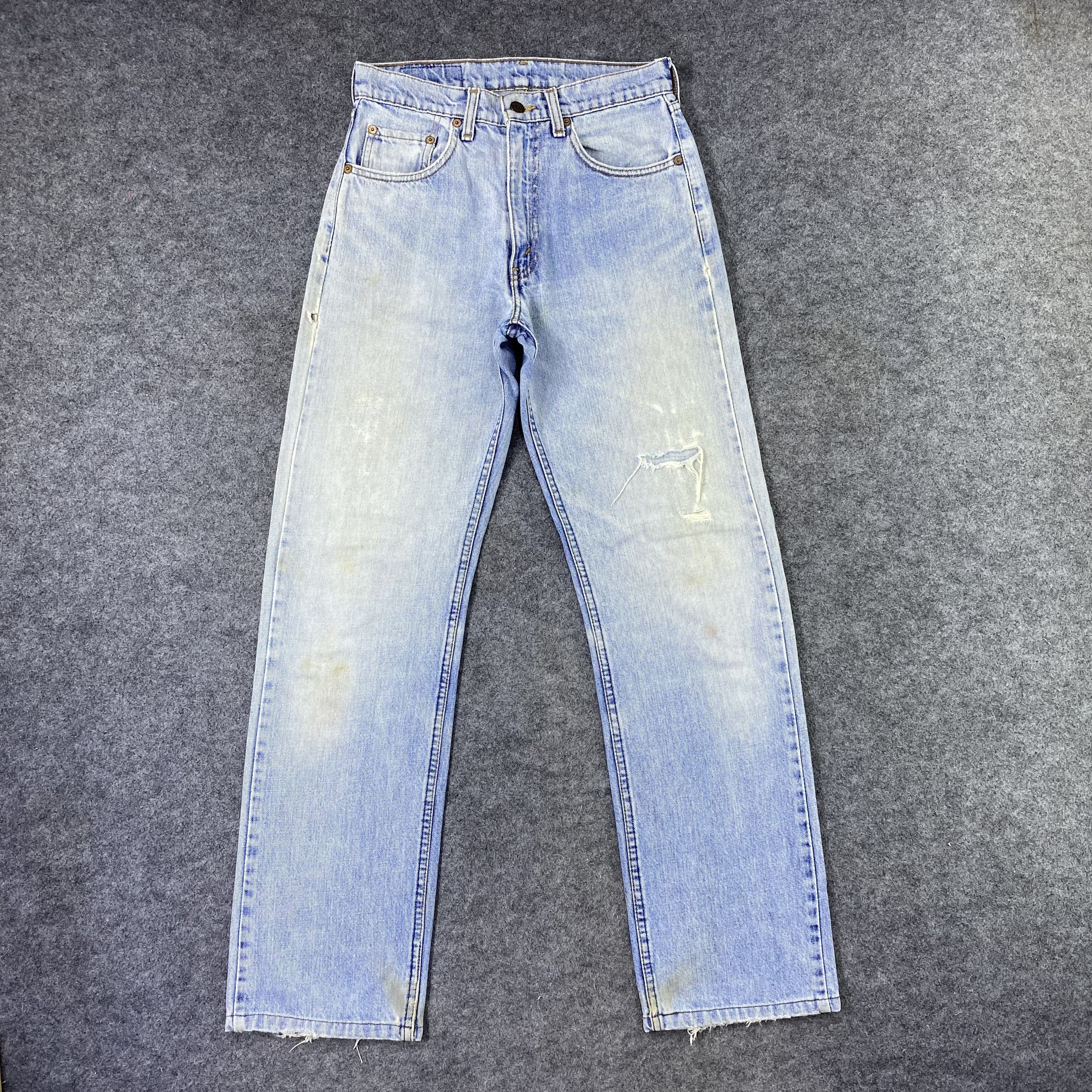 Jean × Levi's × Vintage Vintage Levis 509-0217 Distressed Bue Wash Jeans-J1186 Size US 29 - 1 Thumbnail
