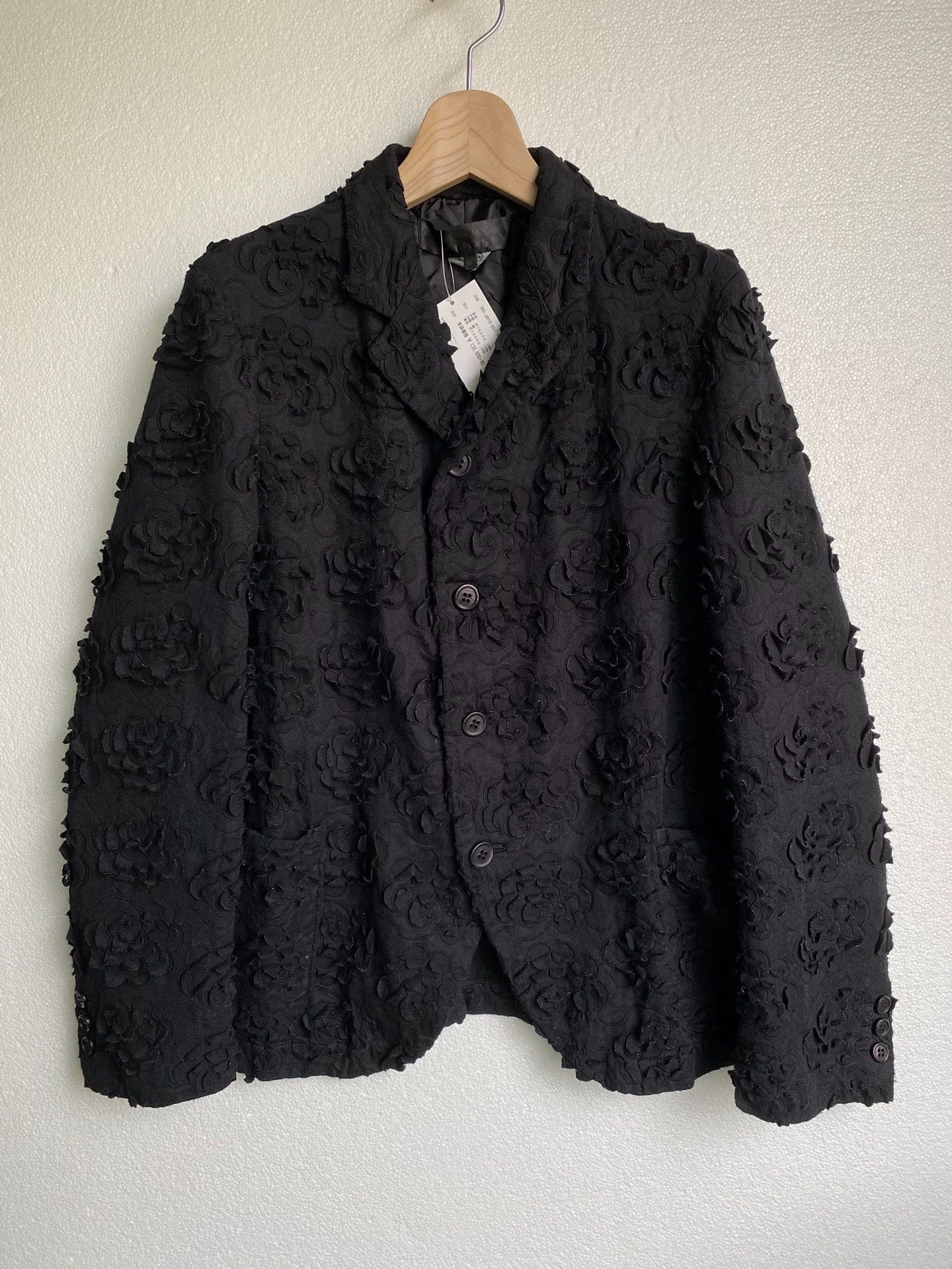 Comme des Garcons COMME des GARCONS Floral Blazer Coat - dmc Size US M / EU 48-50 / 2 - 1 Thumbnail