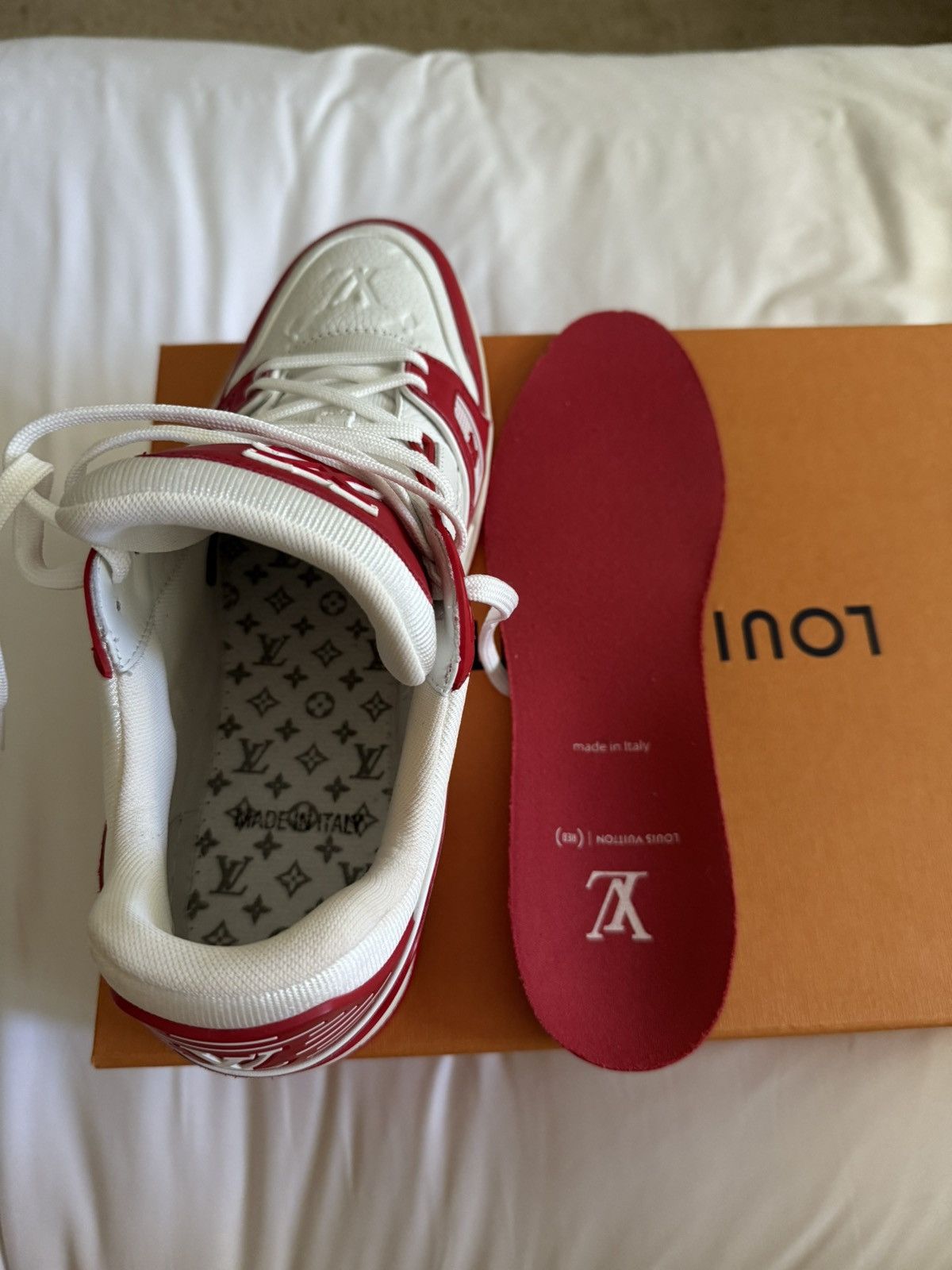 Louis Vuitton Louis Vuitton Trainer (Red) Size US 9.5 / EU 42-43 - 14 Thumbnail