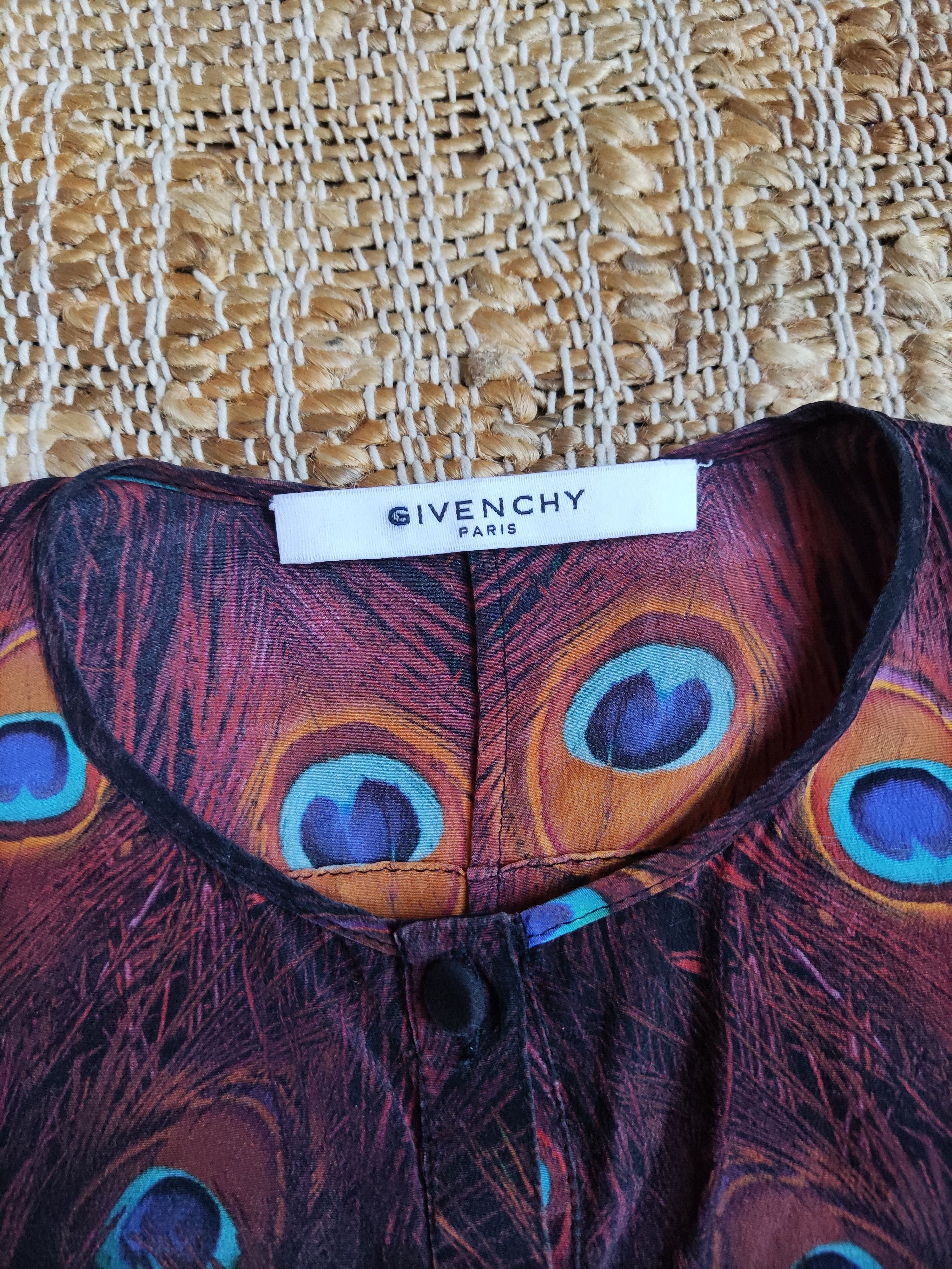 Givenchy Givenchy Paris Runway Women Peacock Feather Shirt Size US M / EU 48-50 / 2 - 7 Thumbnail