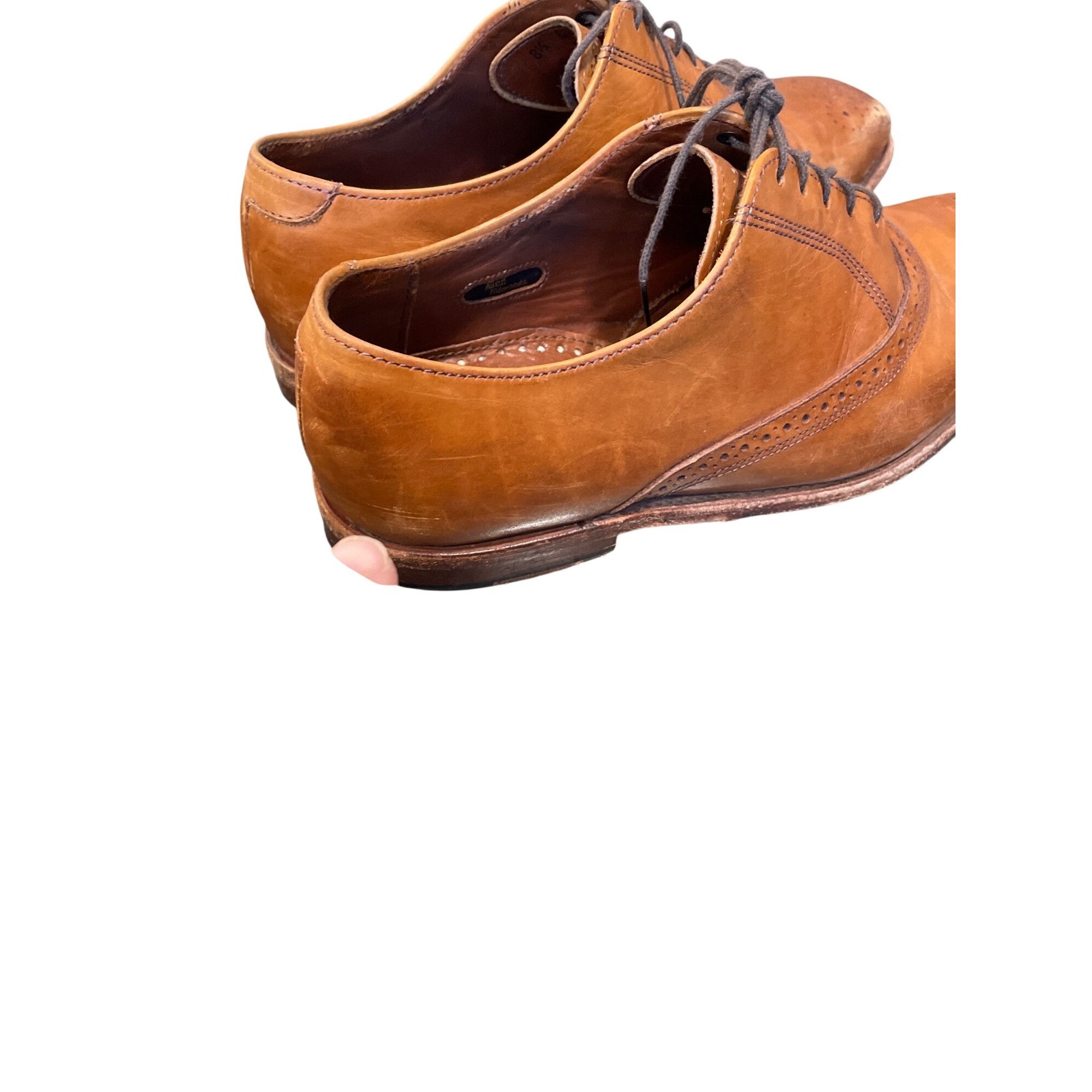 Allen Edmonds Allen Edmonds Augusta mens USA VTg brown leather oxford dre Size US 8.5 / EU 41-42 - 14 Thumbnail