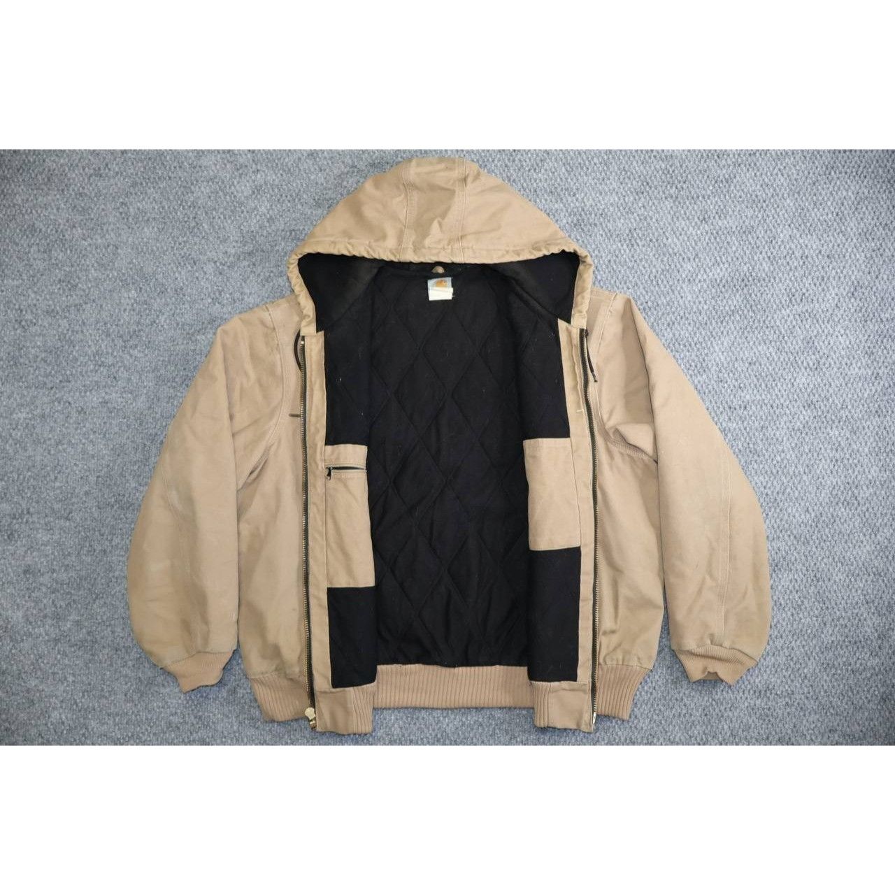 Carhartt Carhartt J131 Duck Active Jacket Thermal Lined Hooded Brown Size US XXL / EU 58 / 5 - 4 Thumbnail