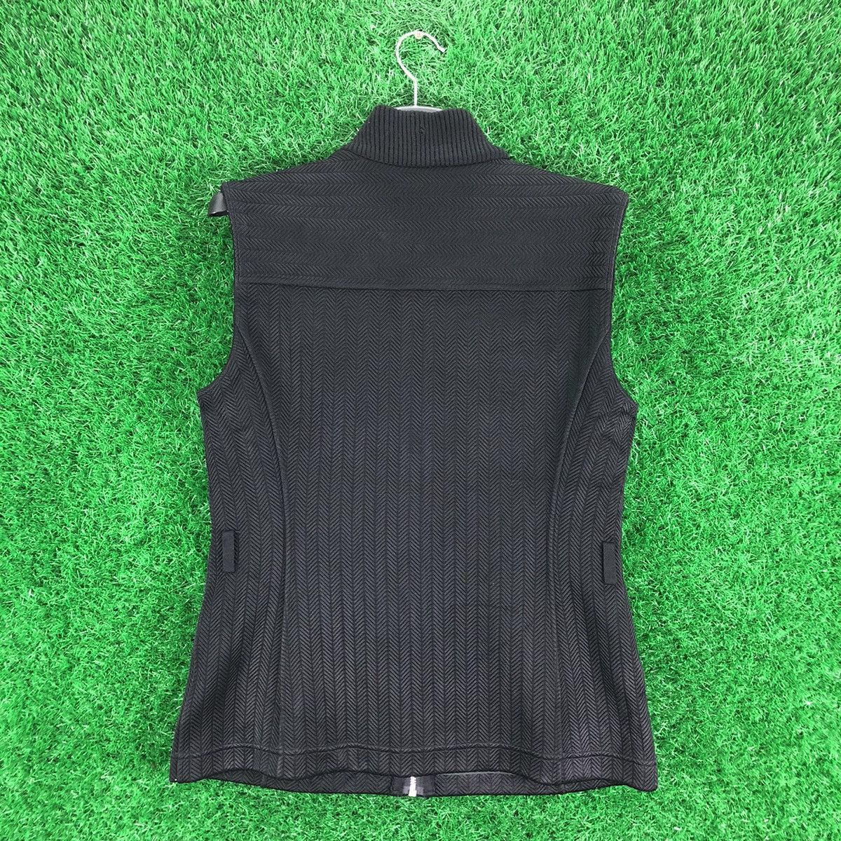 Dior Vintage Christian Dior Sports Herringbone Zipper Vest Size S / US 4 / IT 40 - 6 Thumbnail