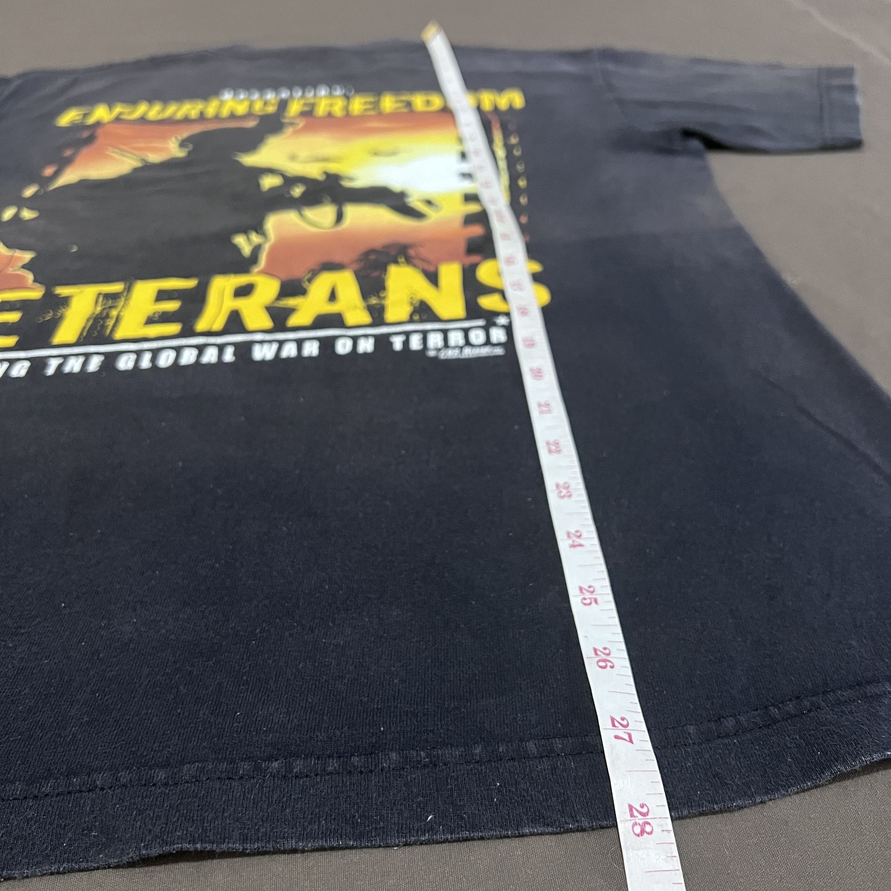 Vintage Vintage Y2K Operation Enduring Freedom Tee Faded Size US M / EU 48-50 / 2 - 8 Thumbnail