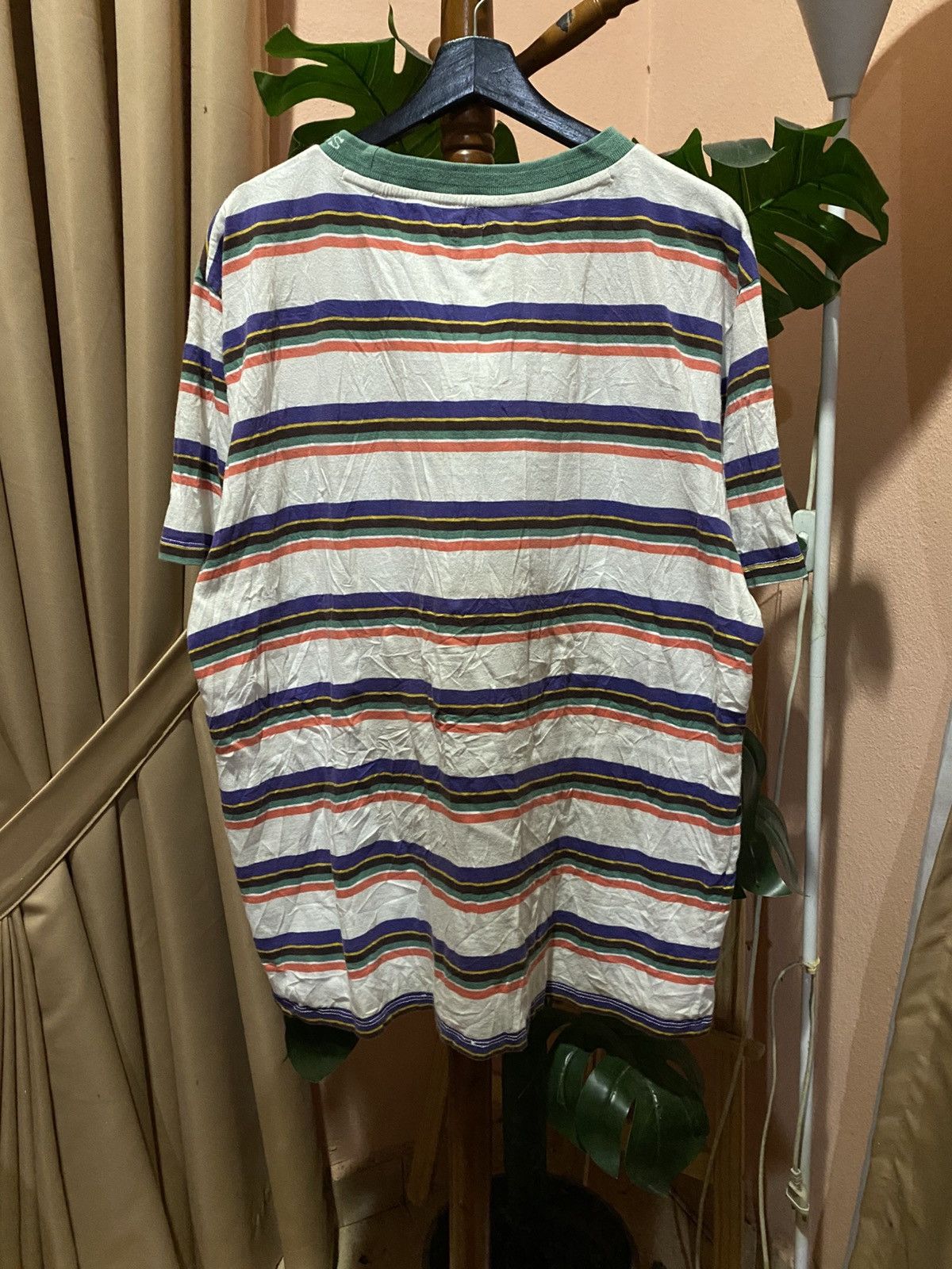 Guess Guess Los Angeles Striped Logo T-Shirt – 90s Retro-Inspired Size US XL / EU 56 / 4 - 10 Thumbnail