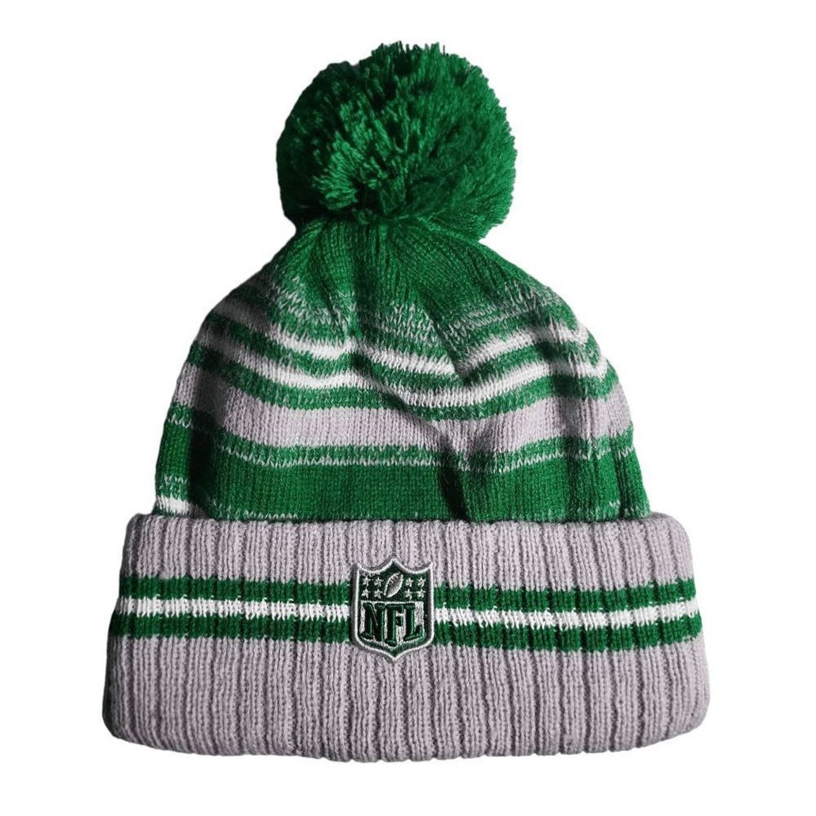 Other NWT New York Jets Sports Knit Pom Beanie‎ Fleece Lined OS Size ONE SIZE - 5 Thumbnail