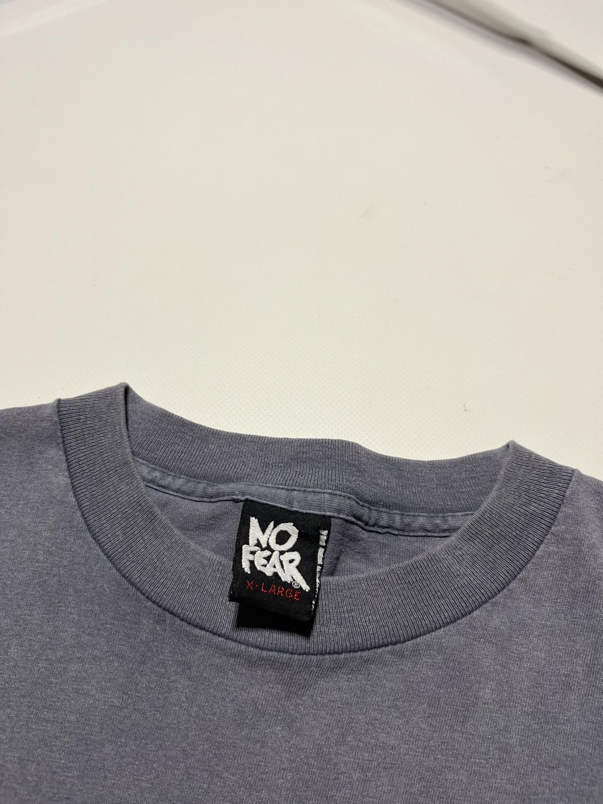 No Fear Vintage 90's NO FEAR single stitch perfectly washed tee Size US XL / EU 56 / 4 - 4 Thumbnail