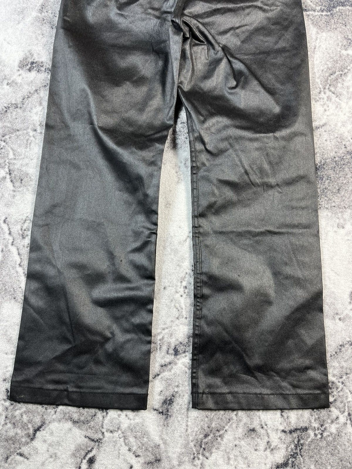 Other MIJKO Coated Denim Leather Look Pants Y2K Straight Fit M Size 31" - 10 Thumbnail