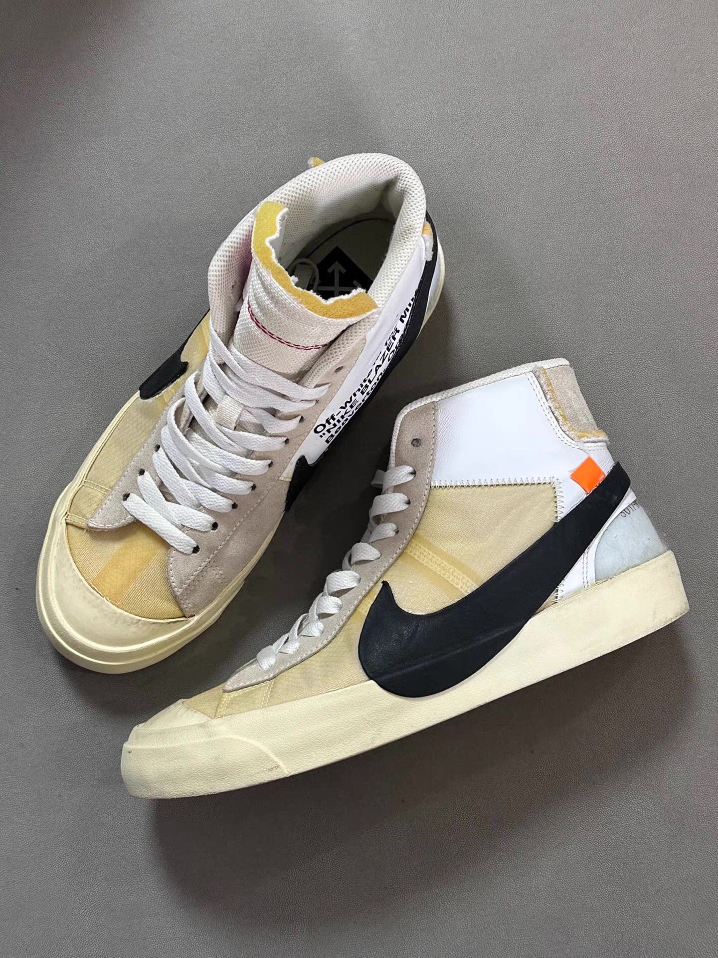 Nike Off-White x Blazer Mid OG Ｑ20 Size US 7 / EU 40 - 1 Thumbnail