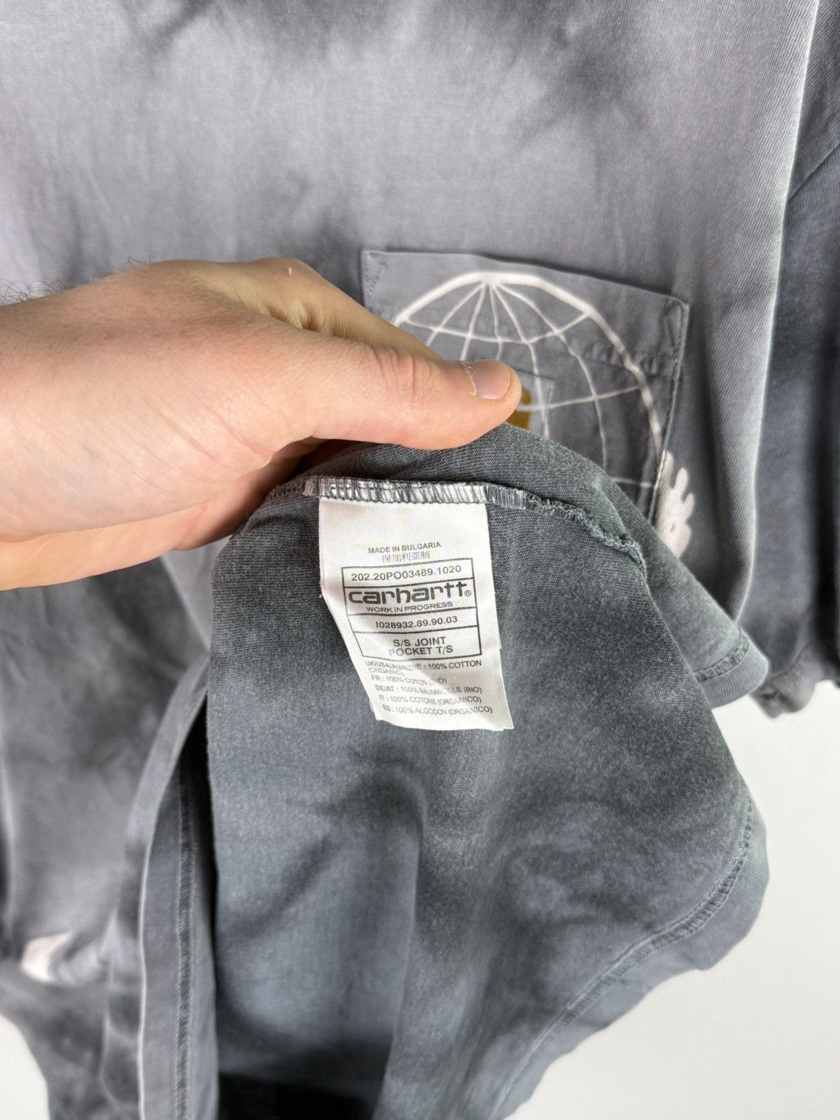 Carhartt Wip Carhartt WIP Tie-Dye Global Pocket Tee Size US M / EU 48-50 / 2 - 7 Thumbnail